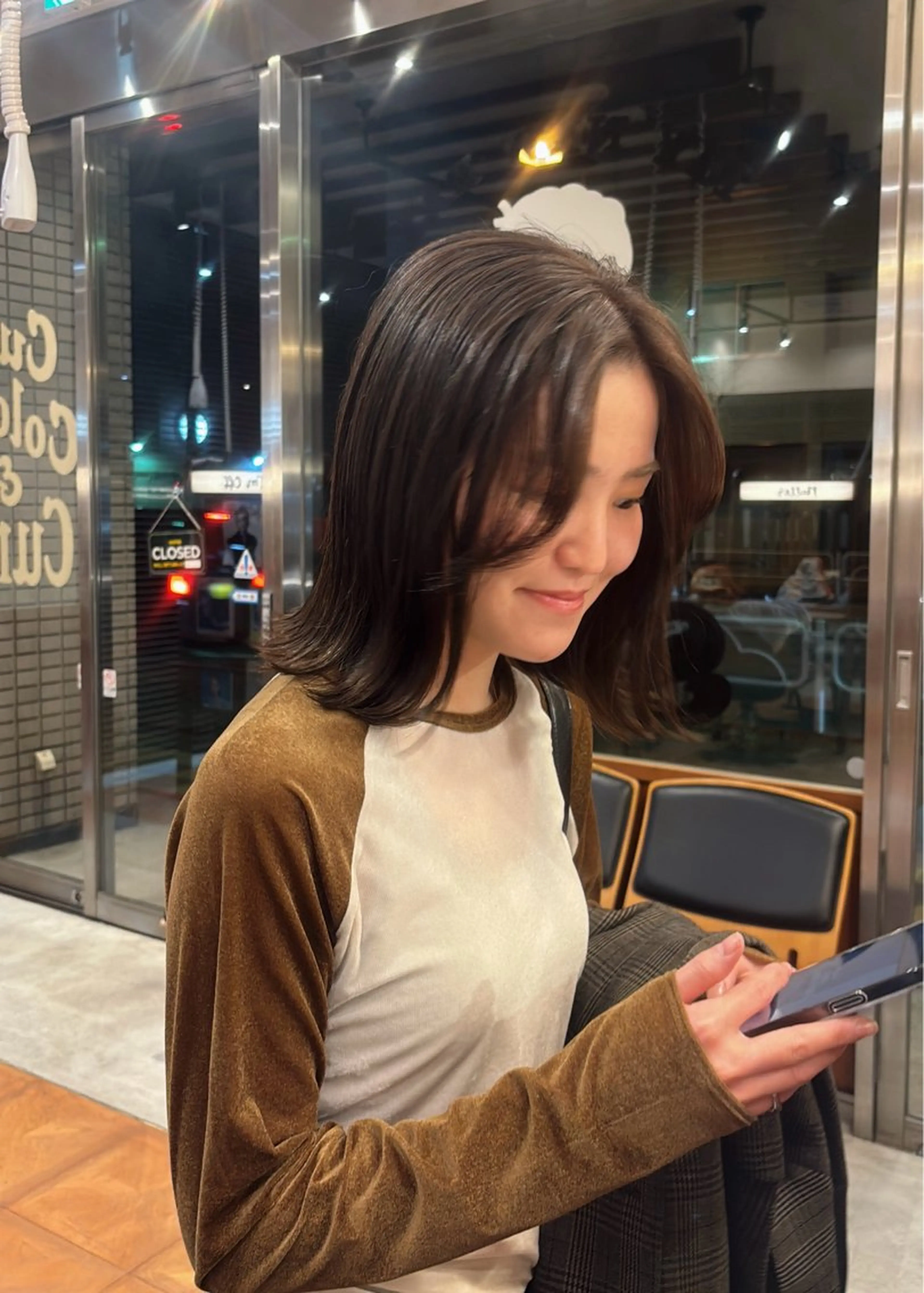 カット+ケアカラー+OIトリートメントの写真