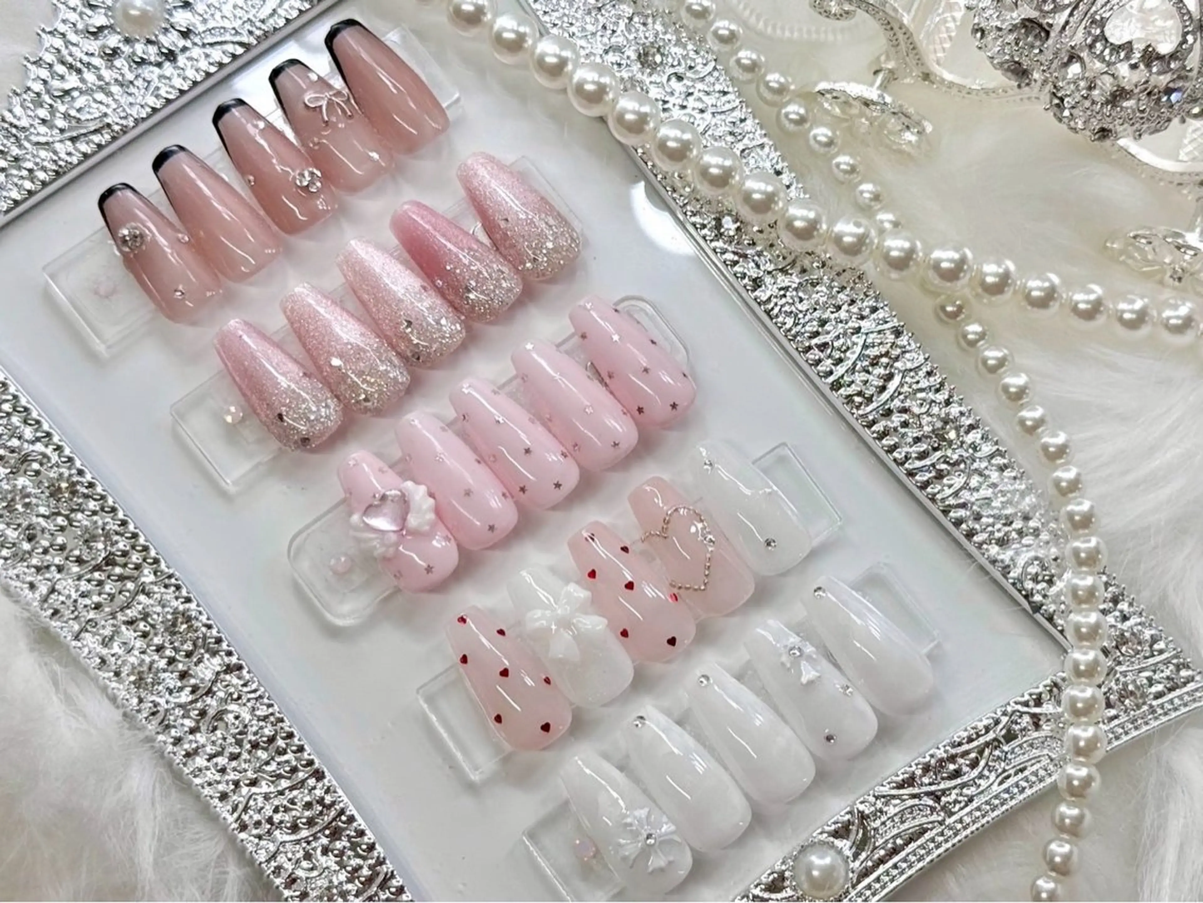 定額コース¥9000（オフなし！）【色・パーツ全てカラー変更可能💗✨】別途料金パーツ追加可能🦋の写真