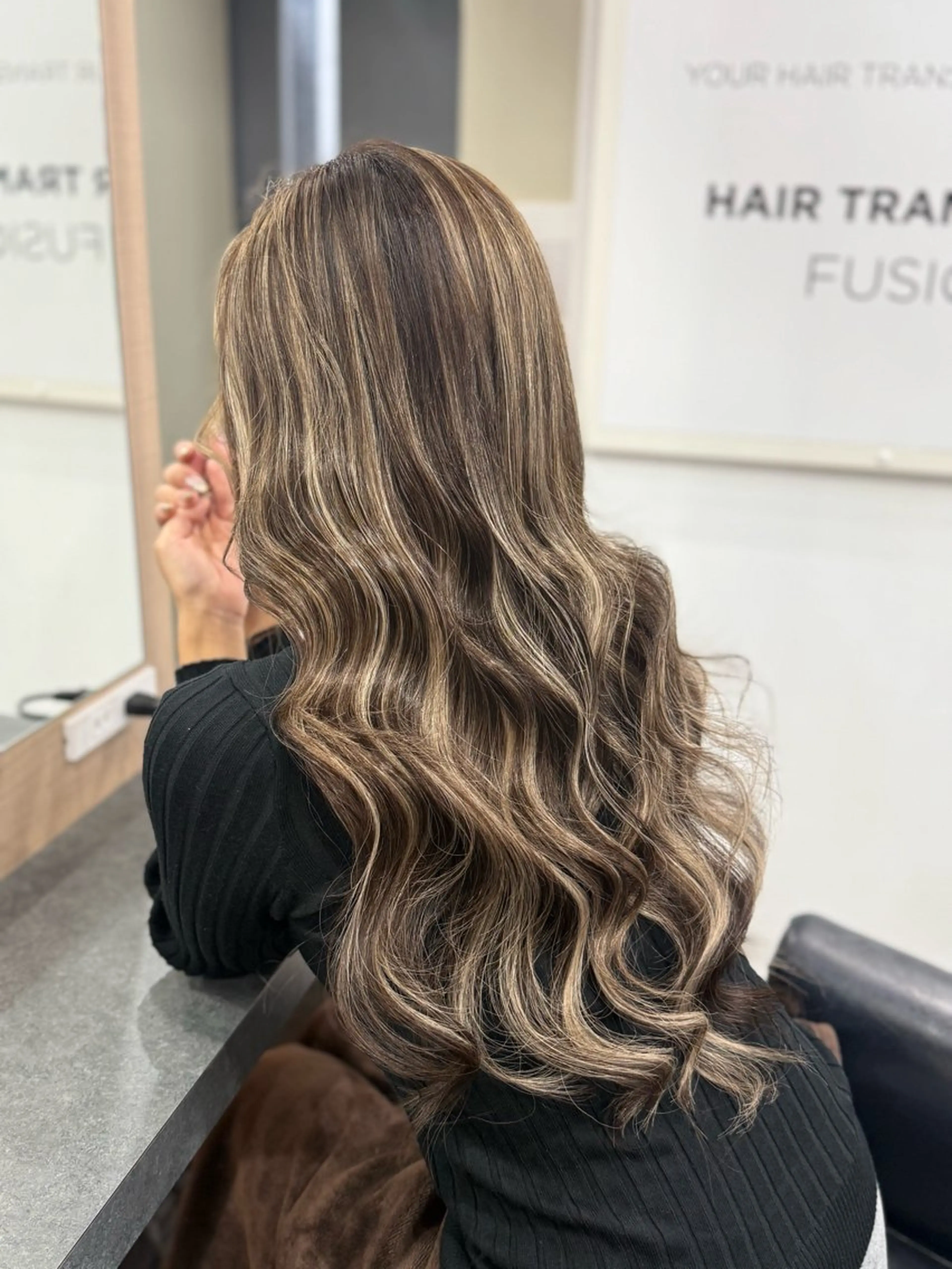 ロング エクステ カット エクステ ハイトーン&エクステ /RIE🌻のヘアスタイル