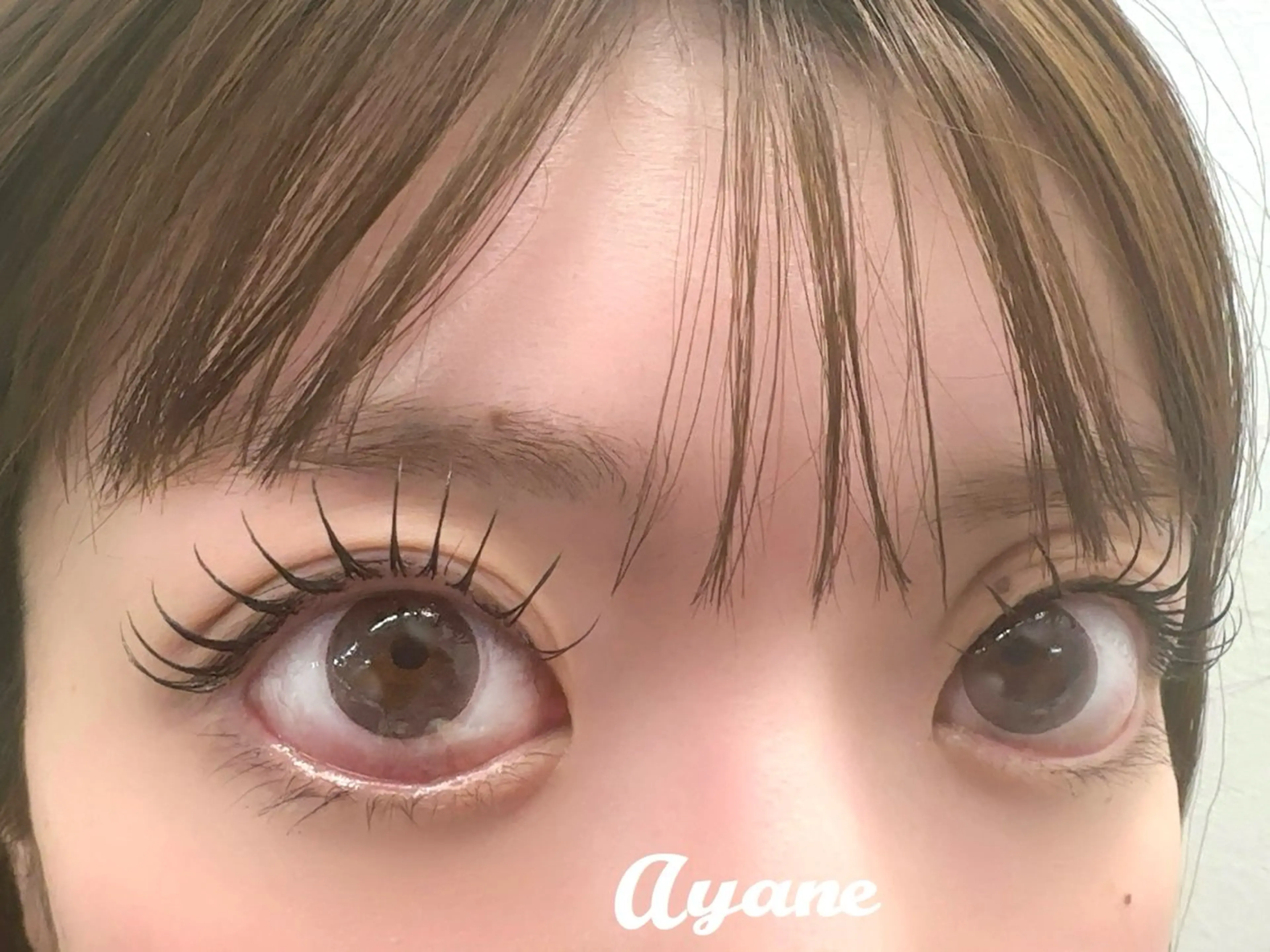 マツエク・マツパ 付け放題 バインドロック 束感まつ毛 フラットラッシュ 韓国風マツエク ACIEL EYELASH SALON所属・あ やねのマツエク・マツパデザイン
