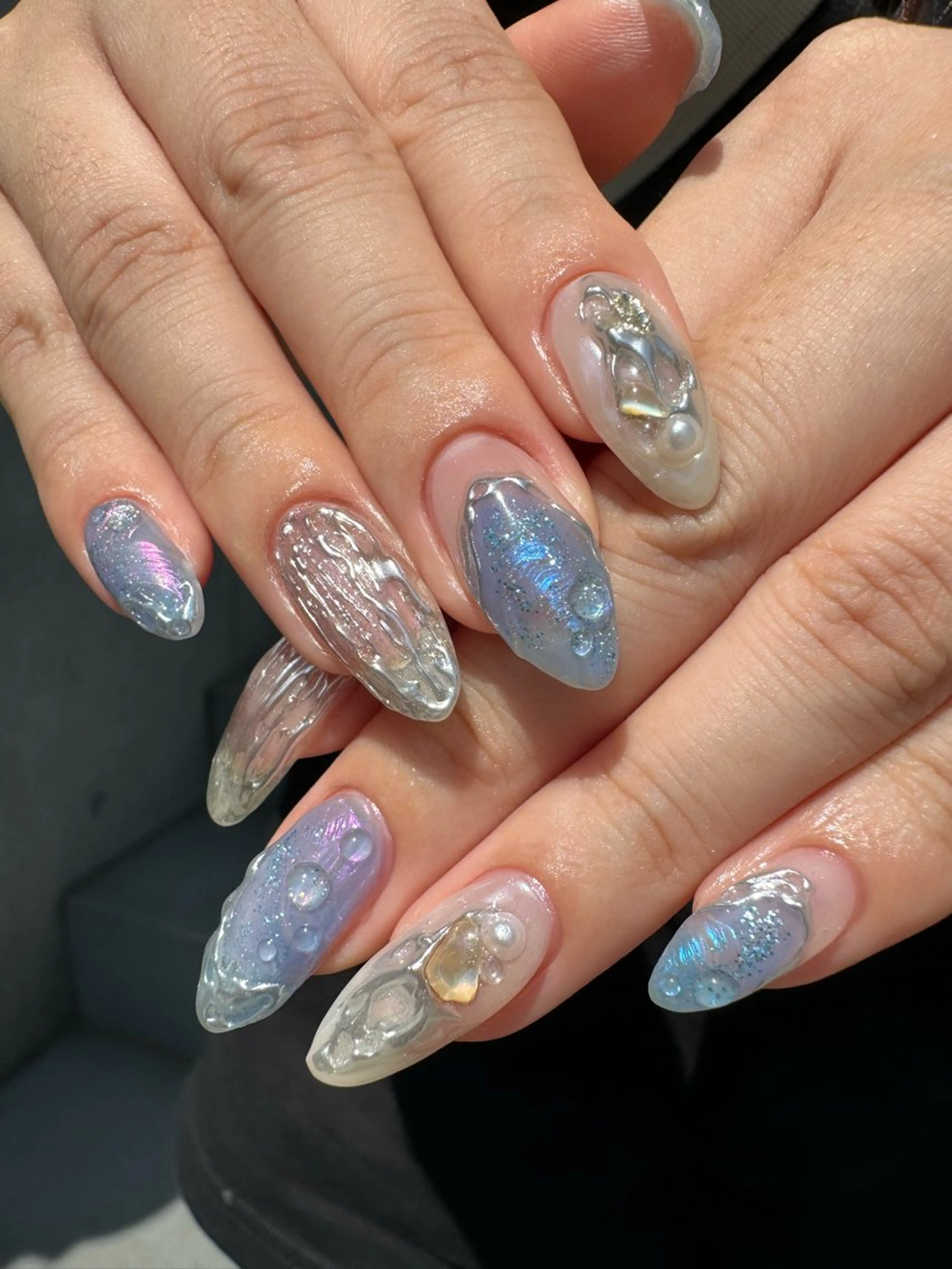 ネイル ハンドネイル AOI✩⡱ y2kネイルのネイルデザイン