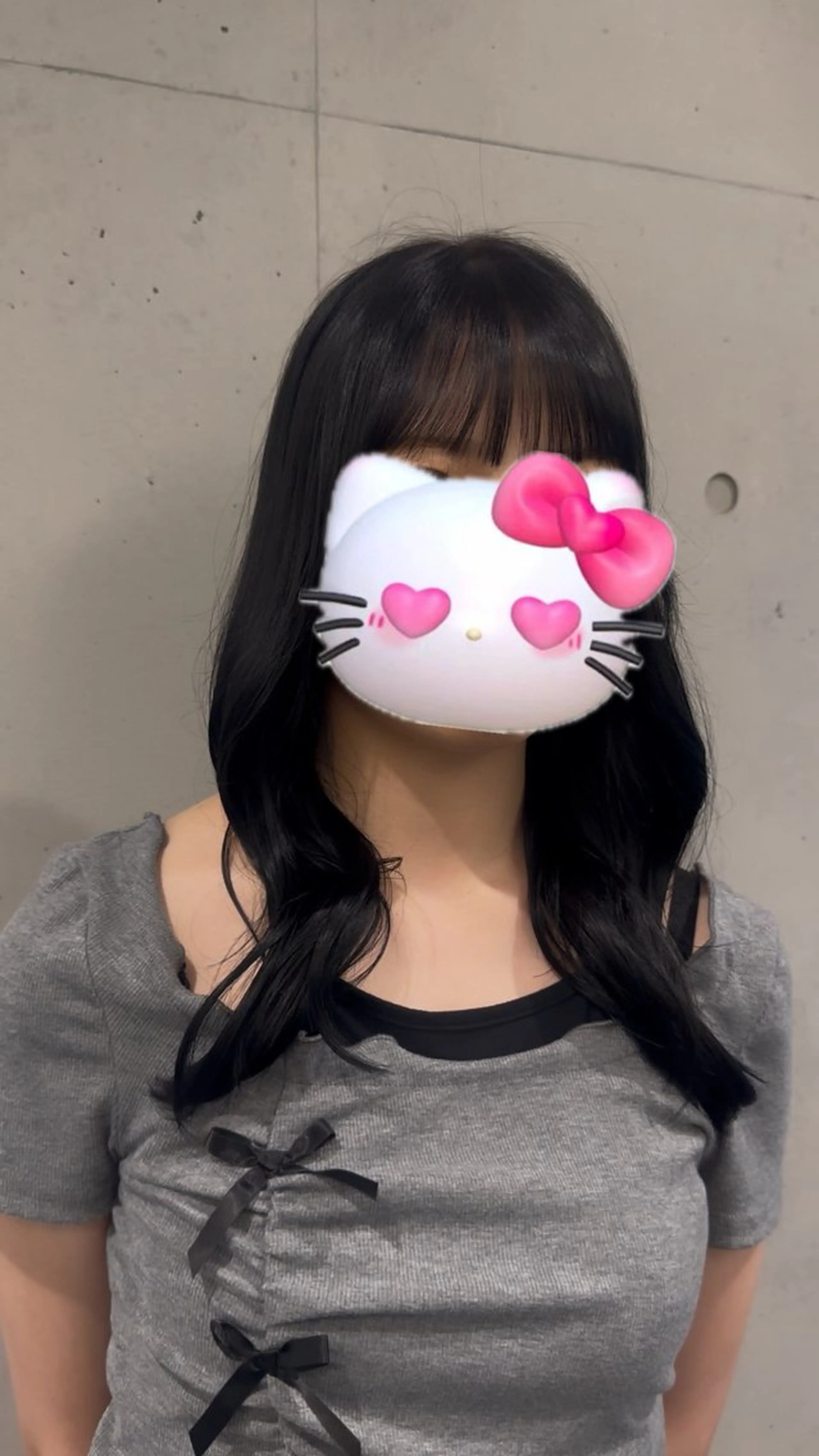 ロング ロング カット ヘアカラー モデル募集中🎀🩶 カワノ アカネのヘアスタイル