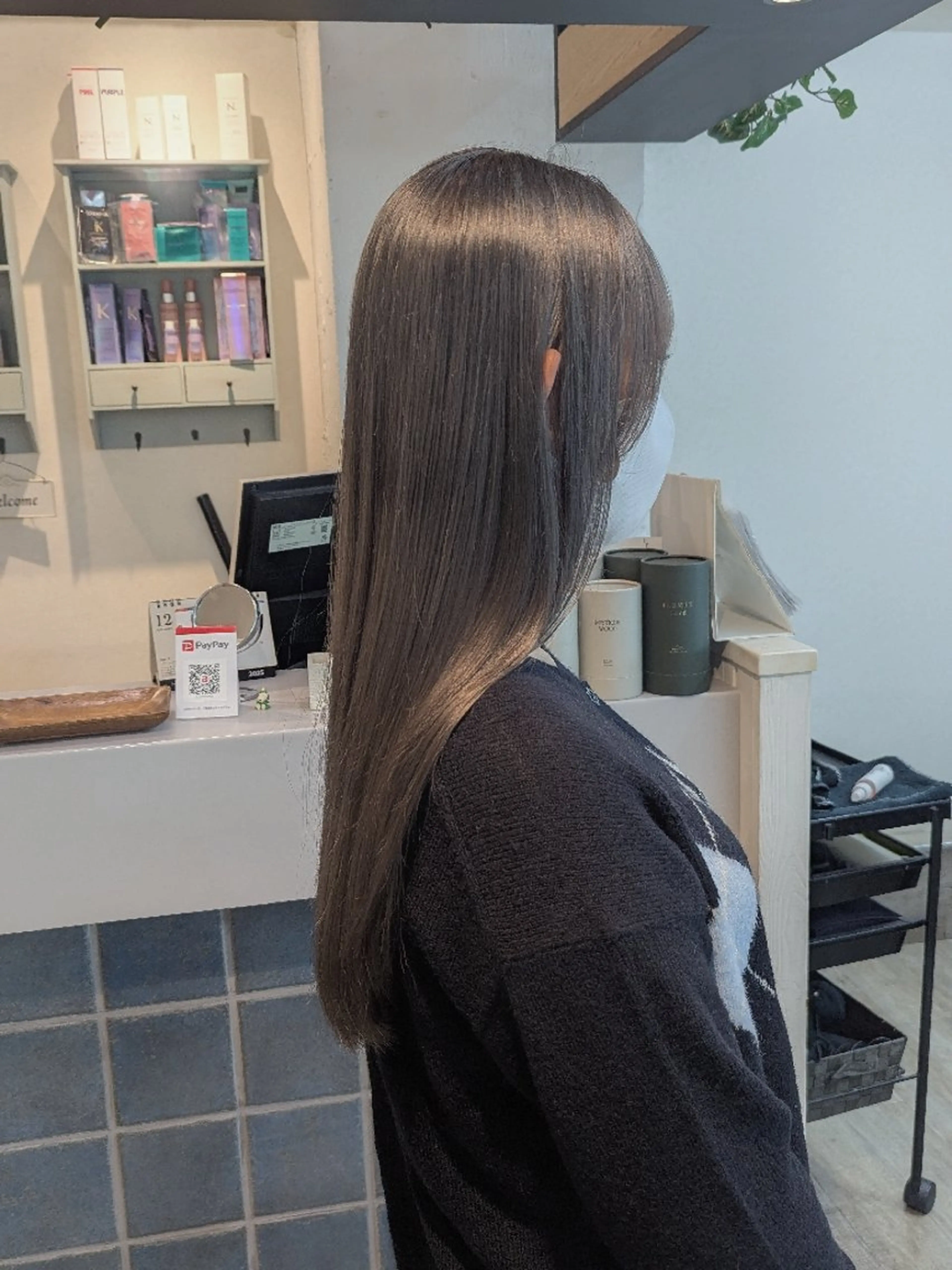 ロング カラー ブリーチ 透明感カラー ヘアカラー トリートメント 🏹MIYU￤うるつ やカラー/抜け感ヘアのヘアスタイル