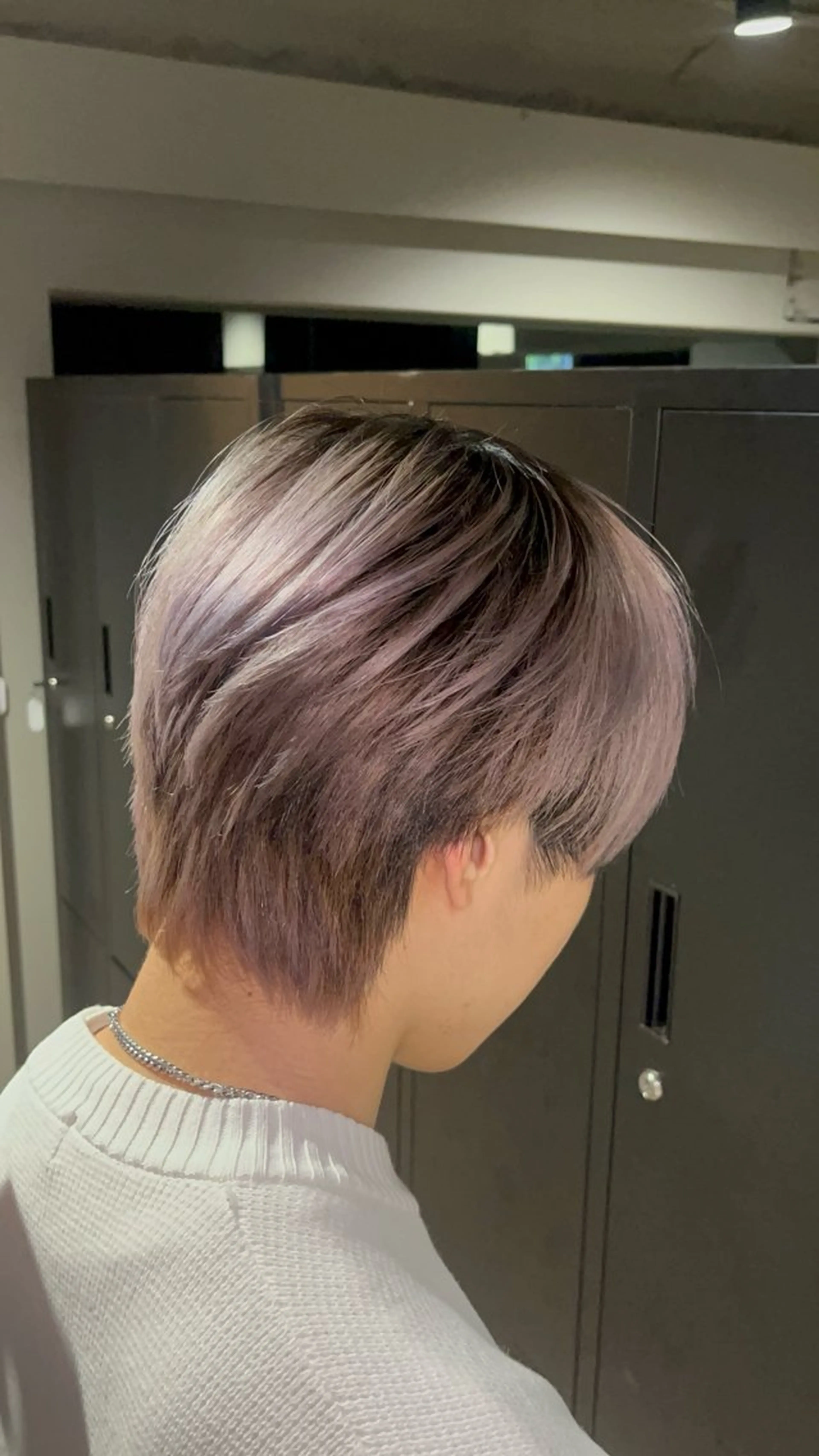 ショート メンズ 渋谷ケアブリーチ ❤️🔥徳田空悟のヘアスタイル