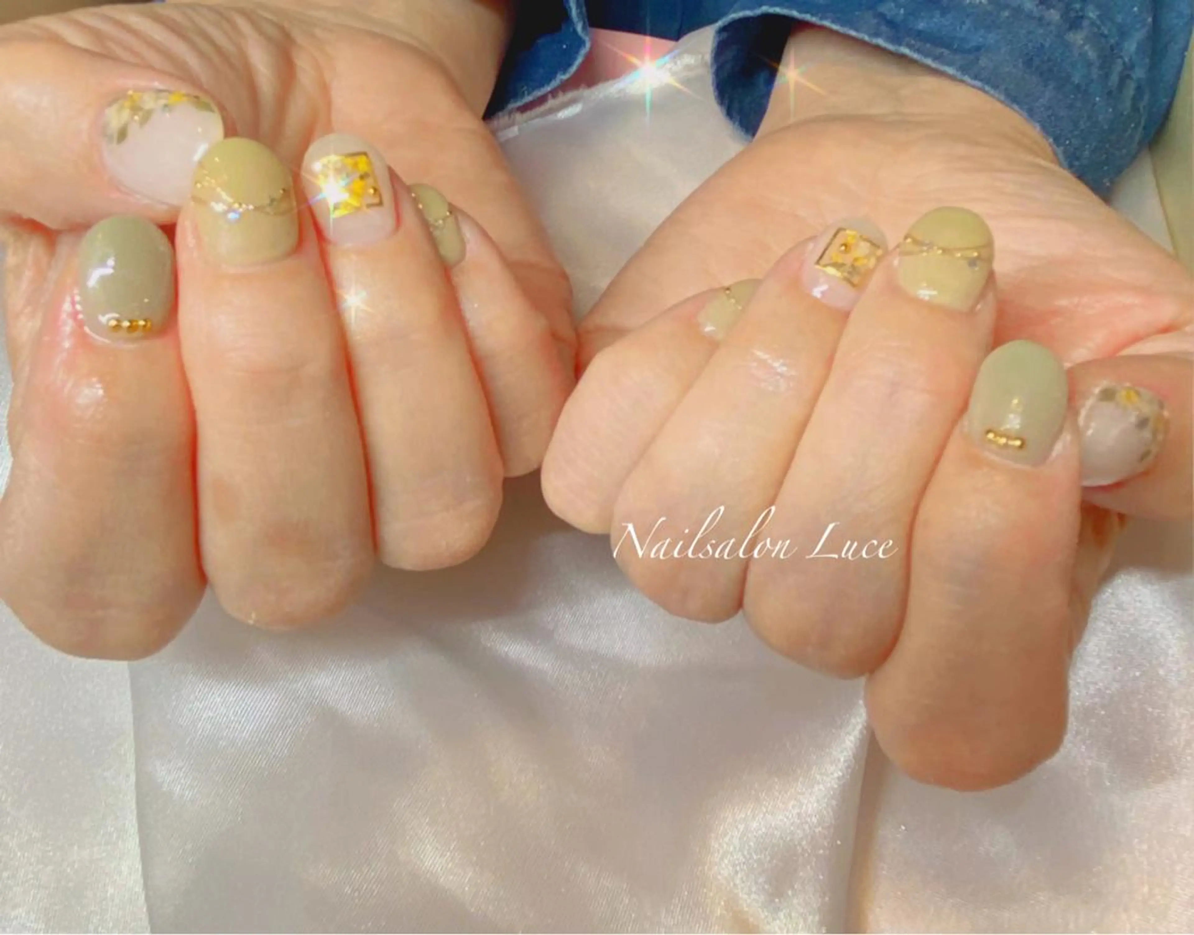 ネイル ジェルネイル ワンカラーネイル ネイル& 脱毛サロン　Lのマツエク・マツパデザイン