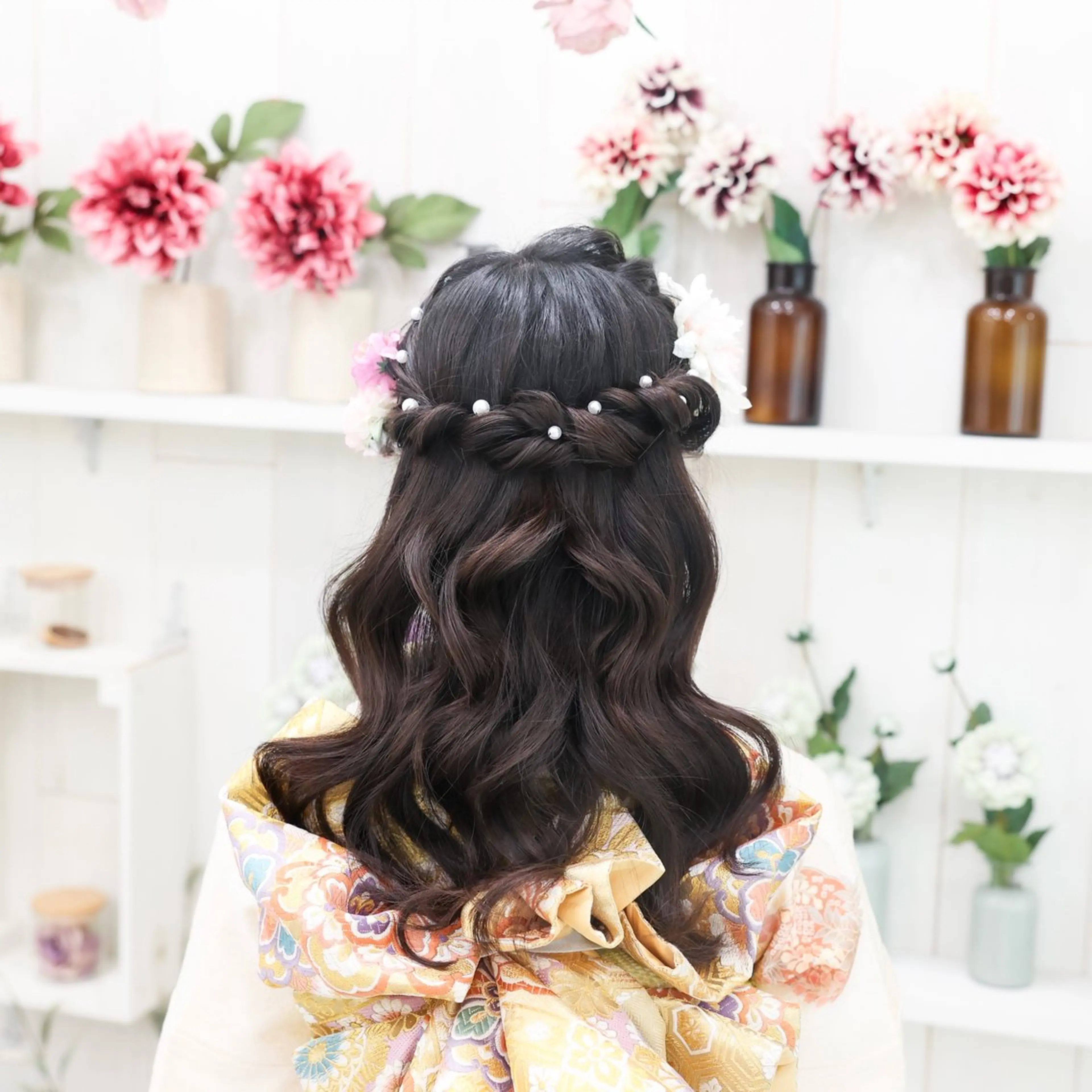 ヘアセット＋振袖着付け🦋の写真