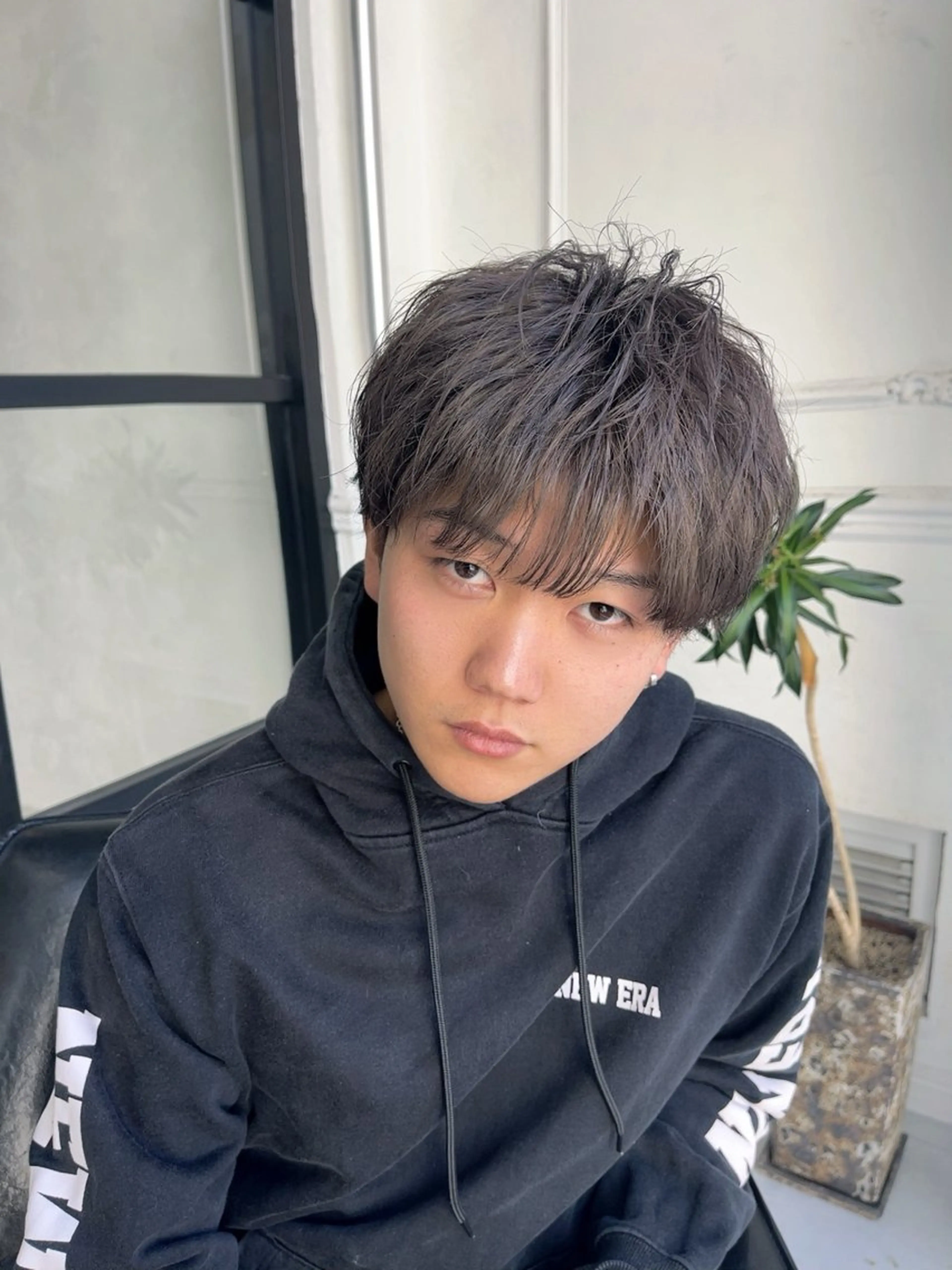 ショート カラー メンズ ヘアカラー Maison Halu YUKIのヘアスタイル