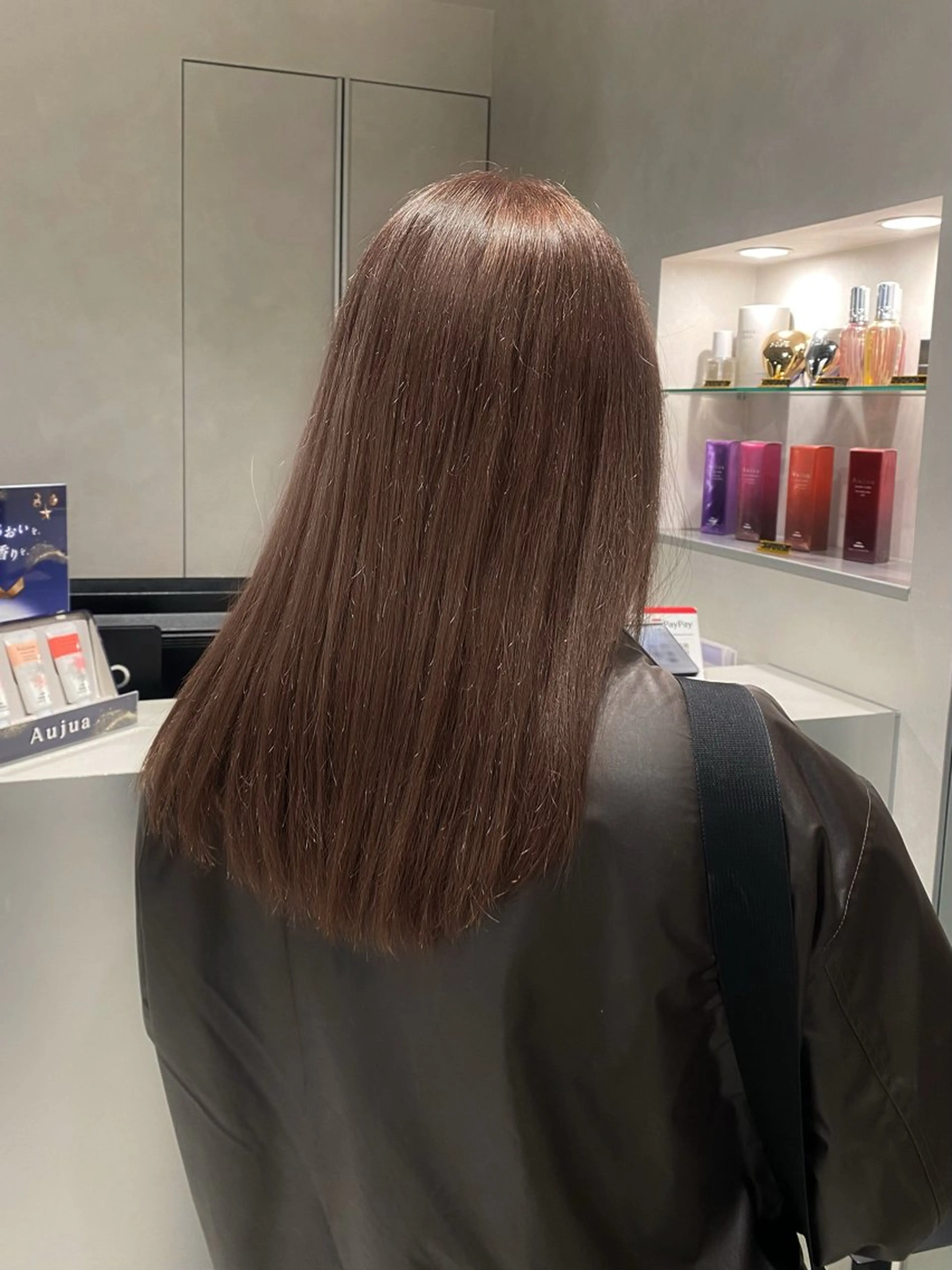 ロング ヘアカラー トリートメント RED／SILVER フウカ✩.*˚のヘアスタイル