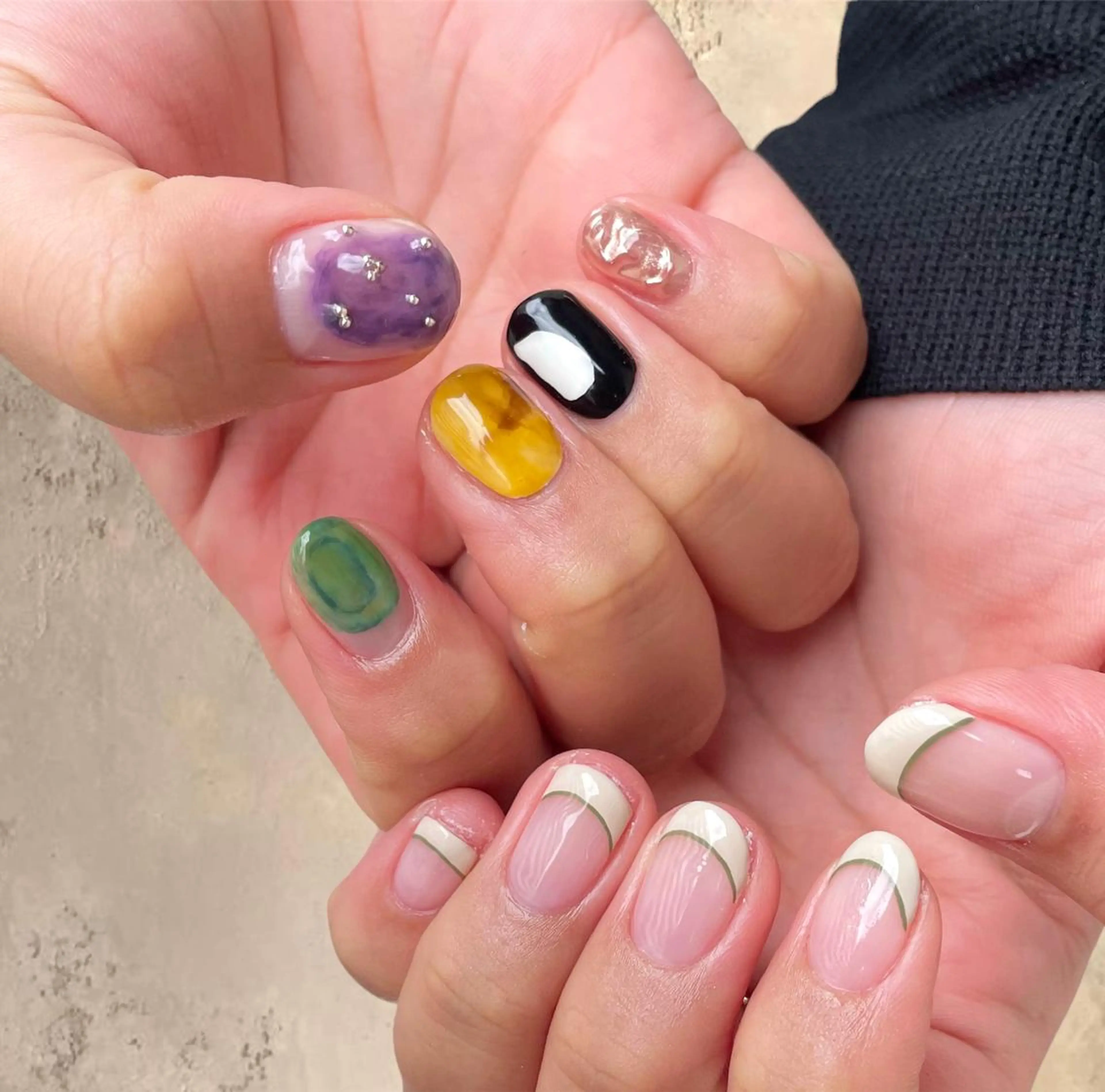 ネイル ハンドネイル 新井 ひなののネイルデザイン