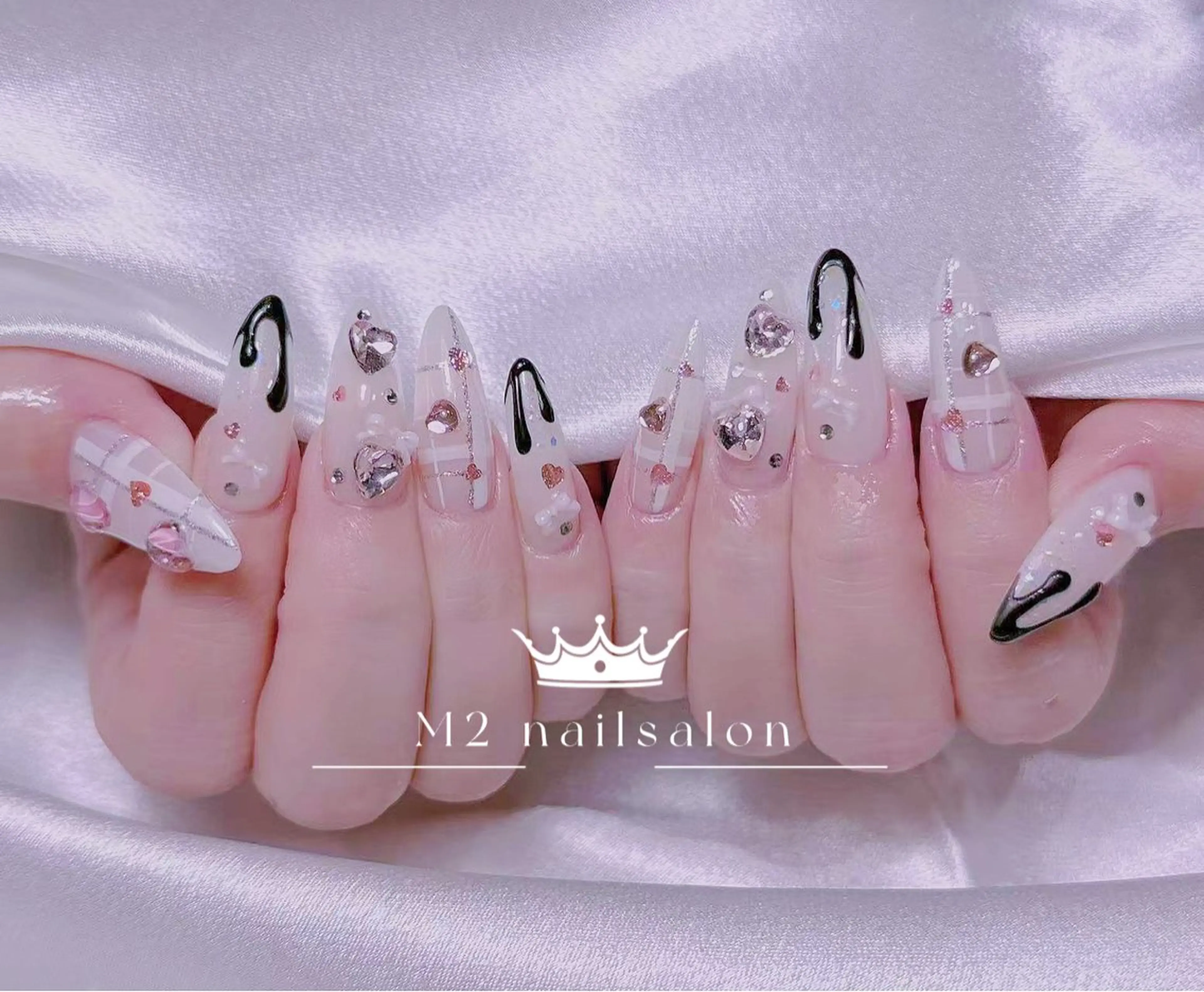 ネイル ハンドネイル 長さだし専門店 M2　rikaのネイルデザイン