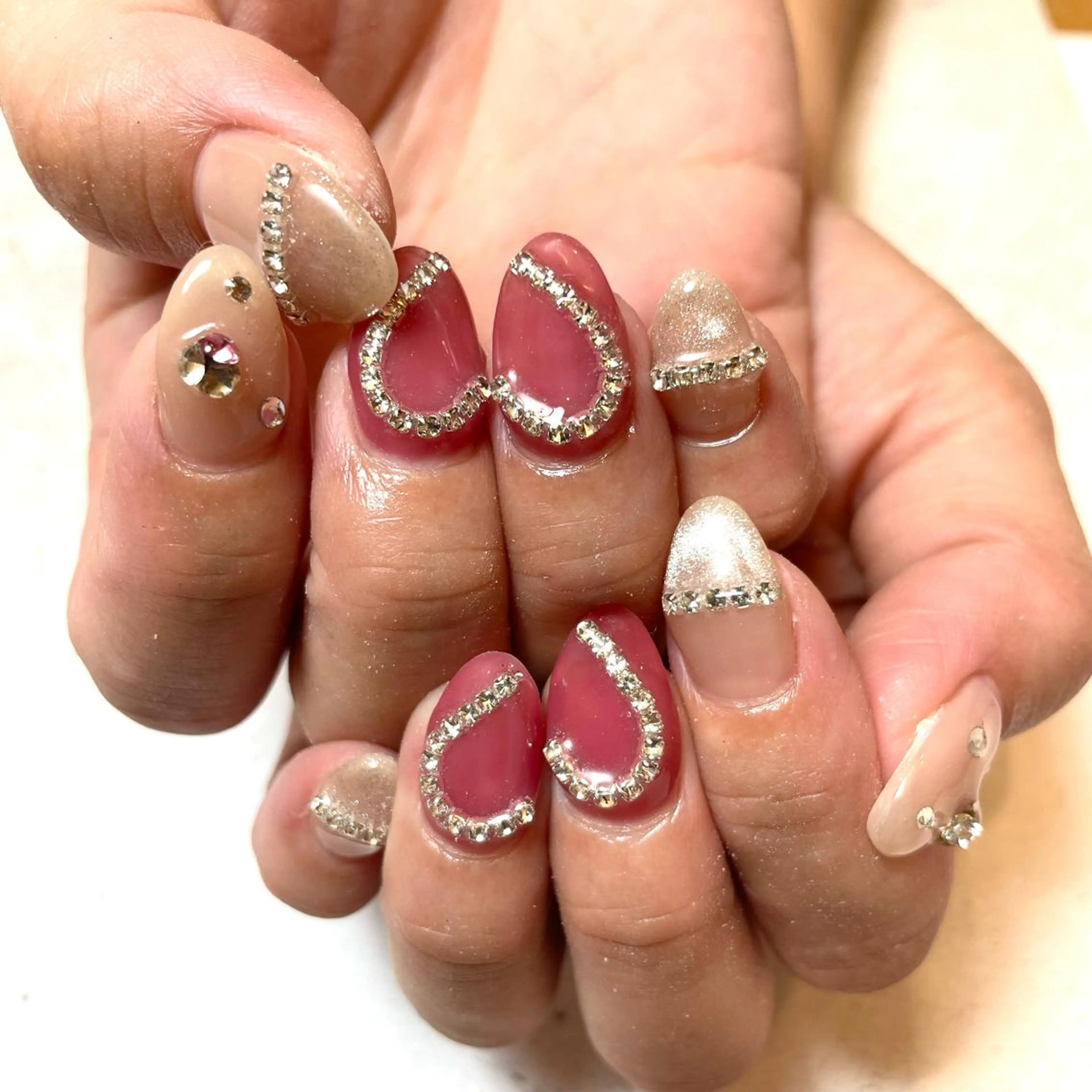 ネイル ハンドネイル Sea  nail by emaのネイルデザイン