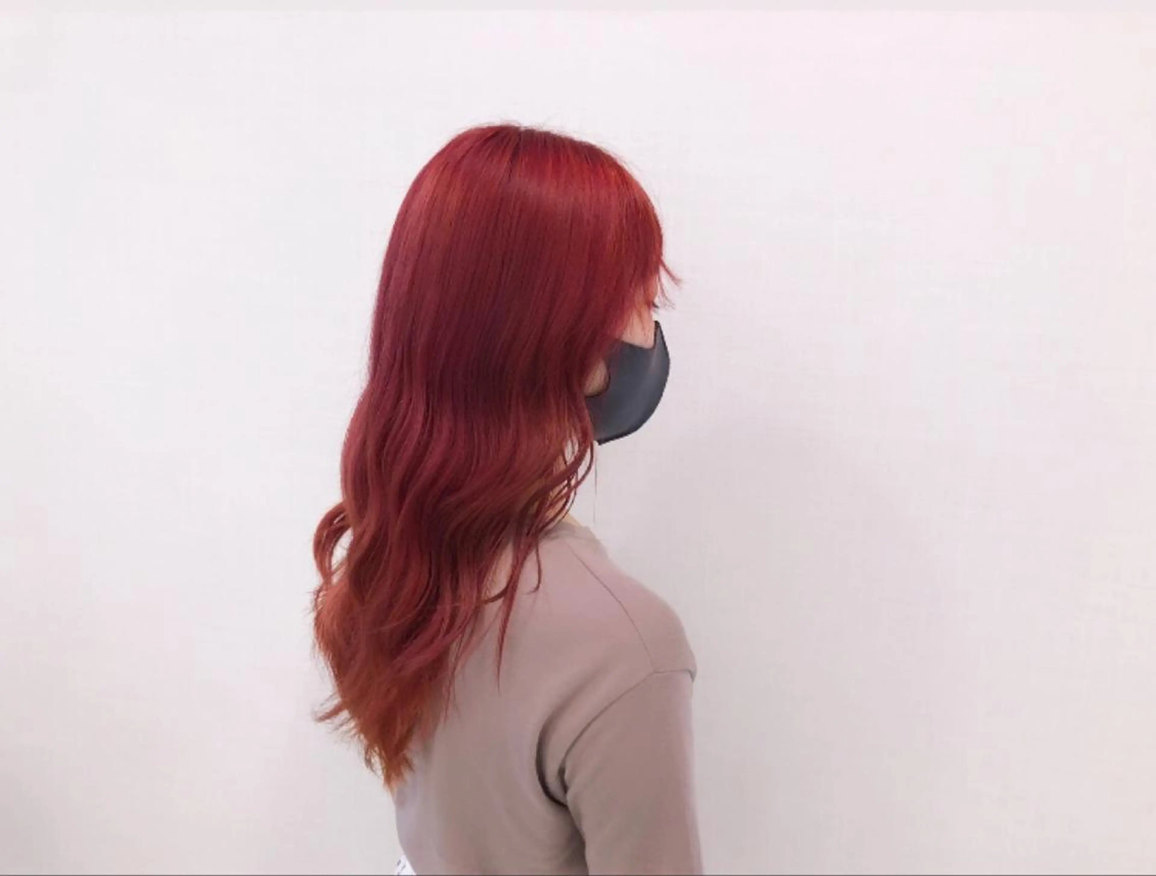 ロング カラー ピンクカラー ヘアカラー トリートメント 🎀入谷、鶯谷🎀 ULTOWAババのヘアスタイル