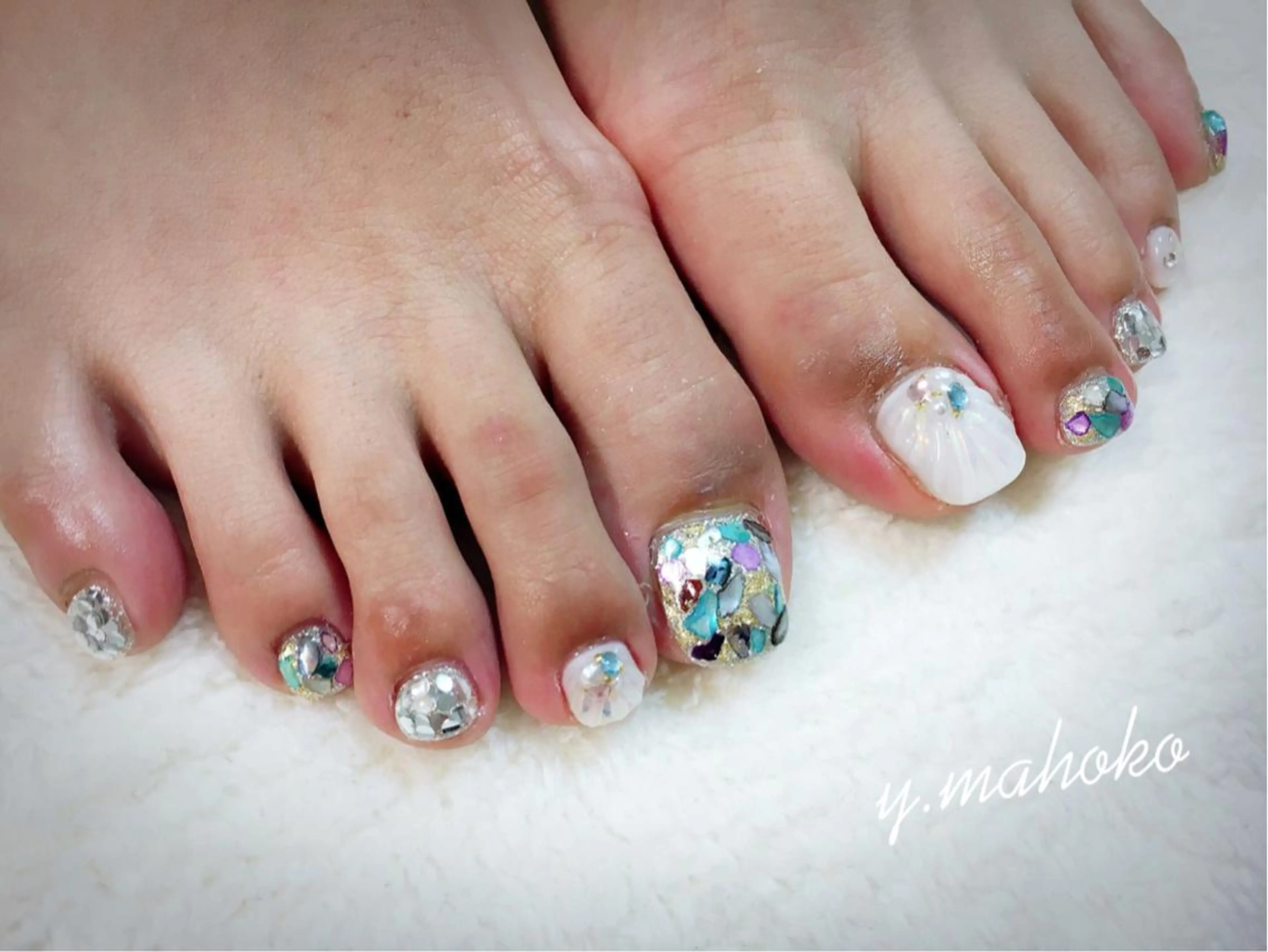 ネイル She nail studio 原宿所属・パラジェル有/ スカルプ/mahoのネイルデザイン