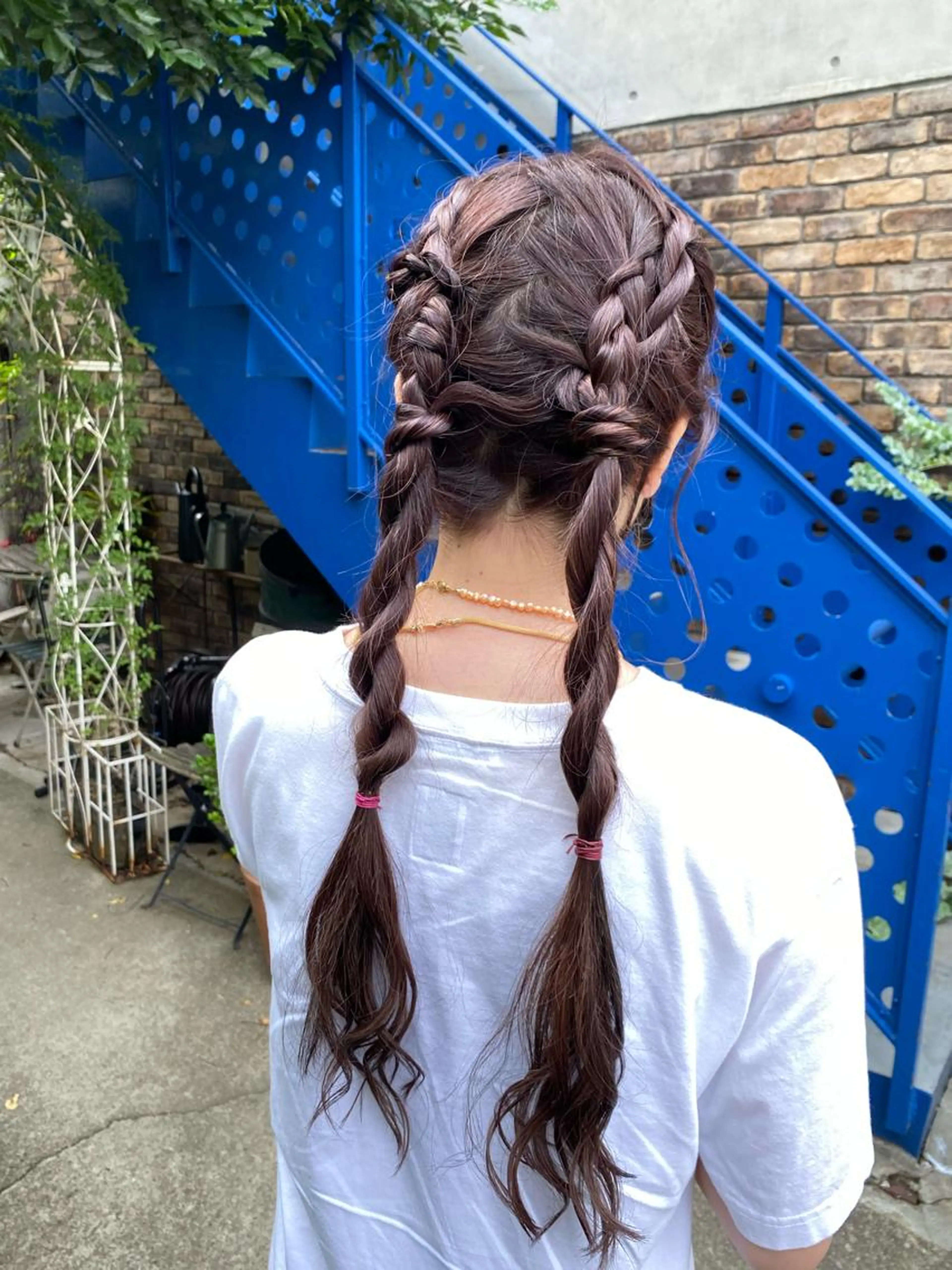 🌈〈ケアカラー+ちょこっとアレンジ〉の写真