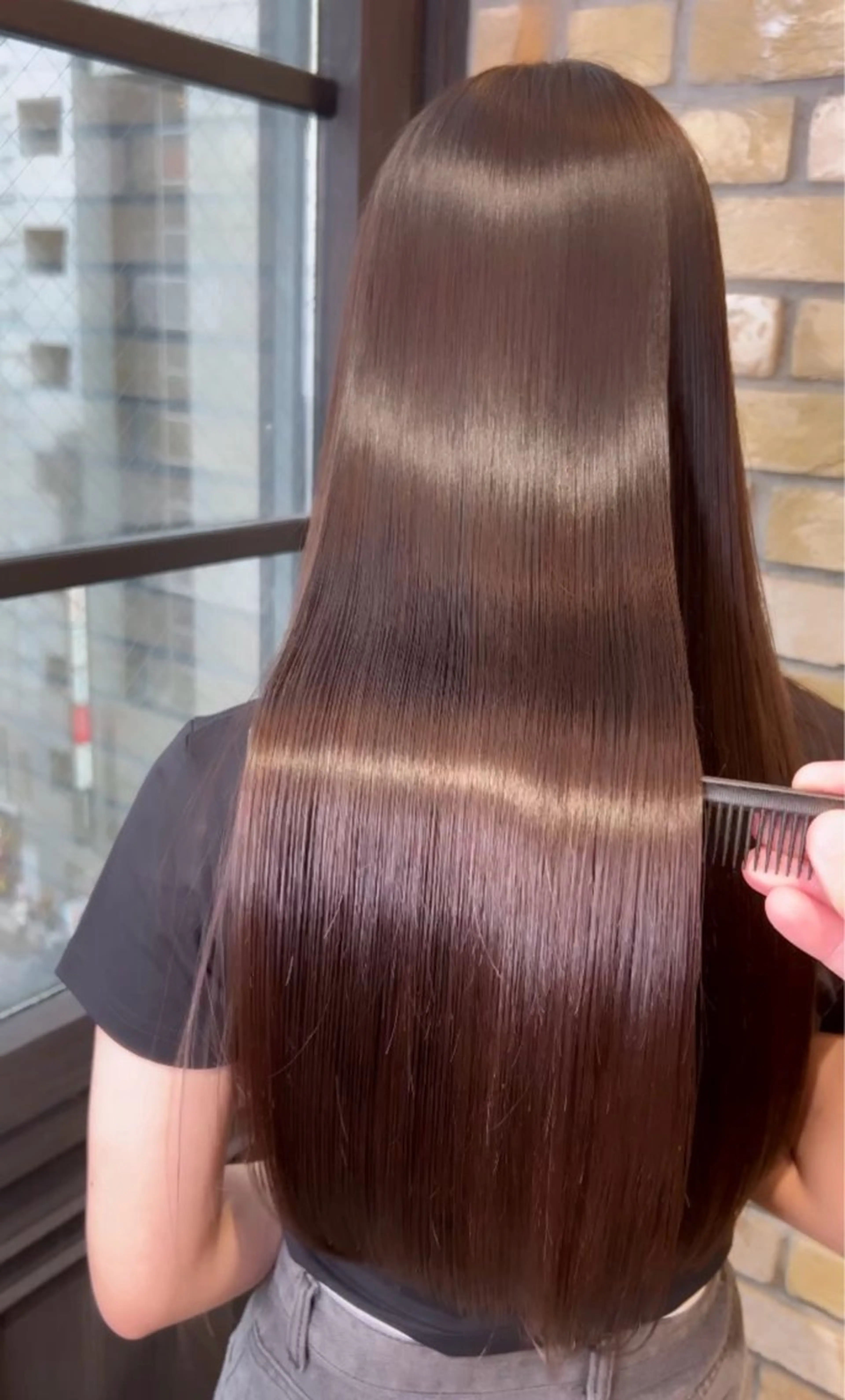 ロング ショートボブ ボブ くせ毛 髪質改善 縮毛矯正 ナナシ所属・✨髪質改善／縮毛矯正 木村和司✨のヘアスタイル