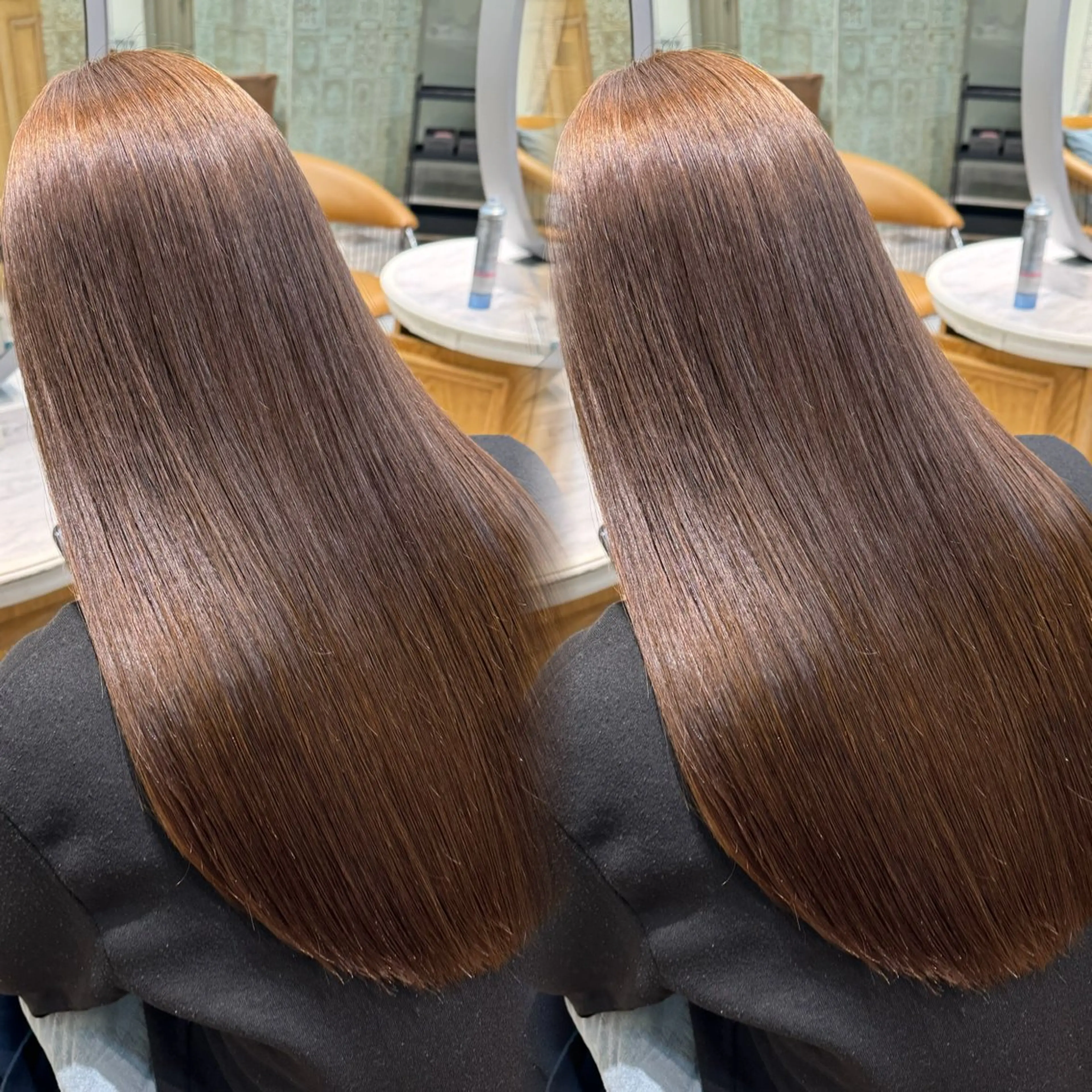 ロング トリートメント 服部大地/ブリーチ 無しWカラー髪質改善のヘアスタイル