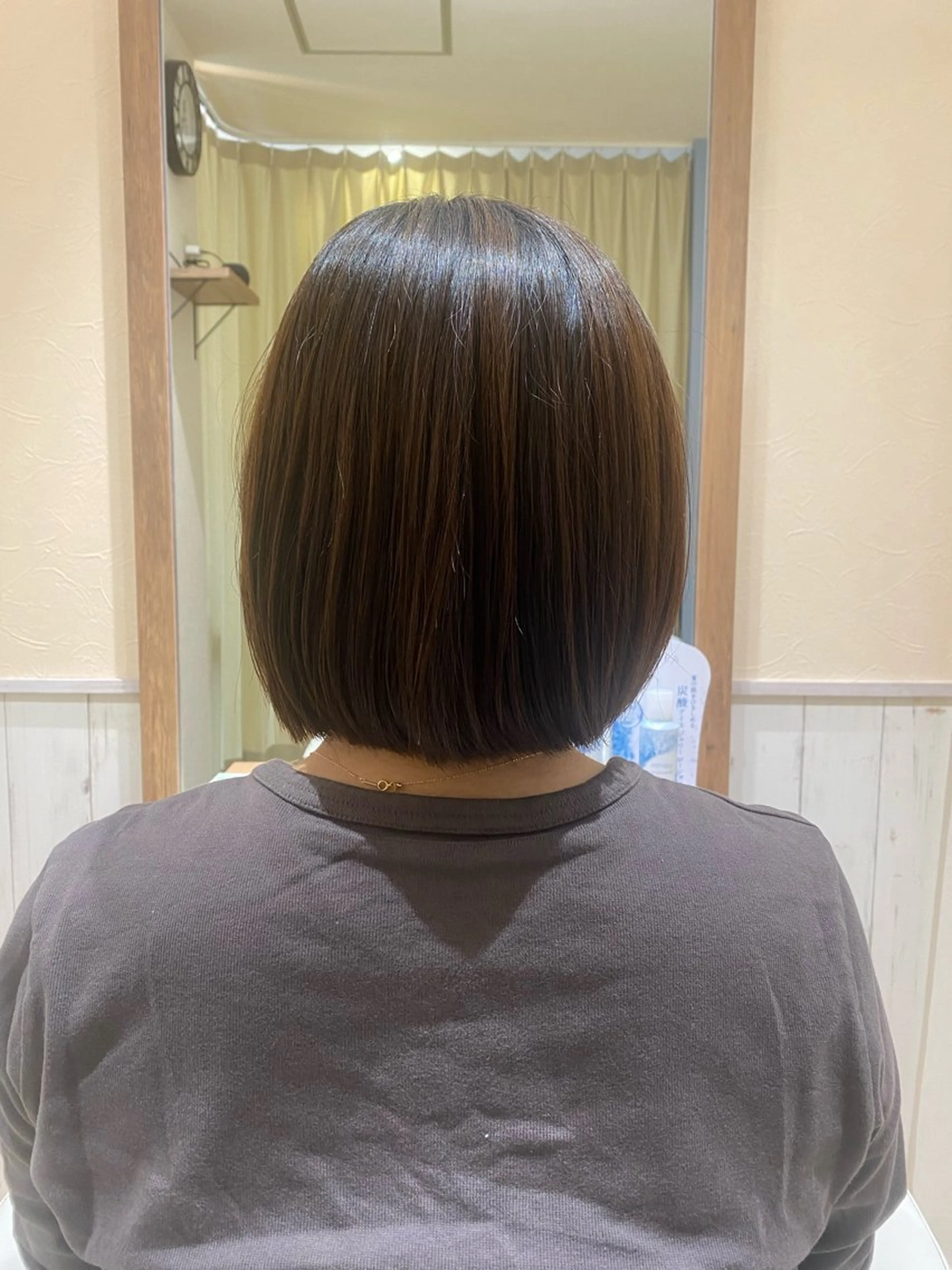 ミディアム ボブ ase.糸島店所属・UEDA AYAのヘアスタイル