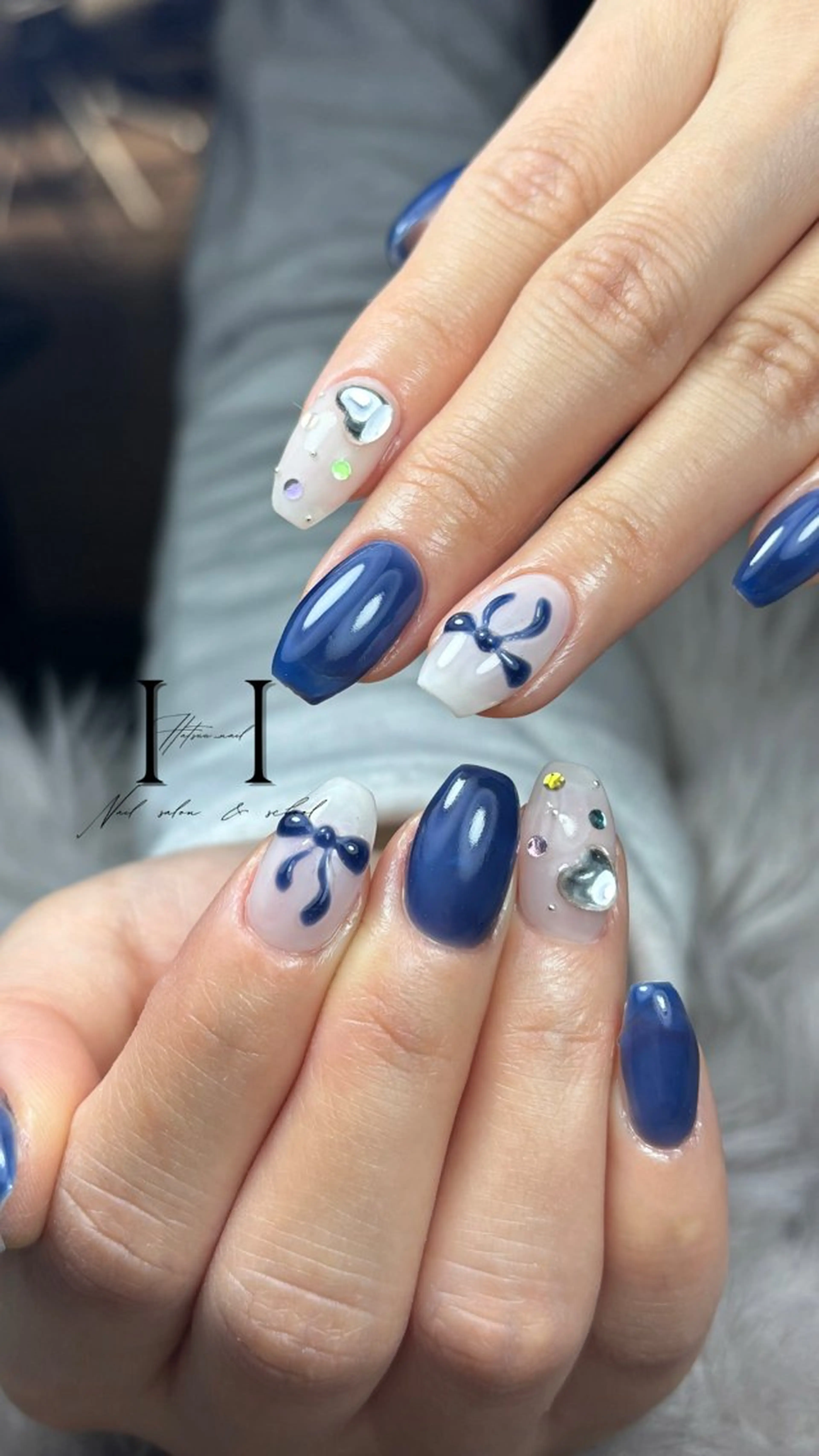 ネイル ぷっくりネイル リボン Hatsuu nail所属・HatsuuNail salonアリスのネイルデザイン