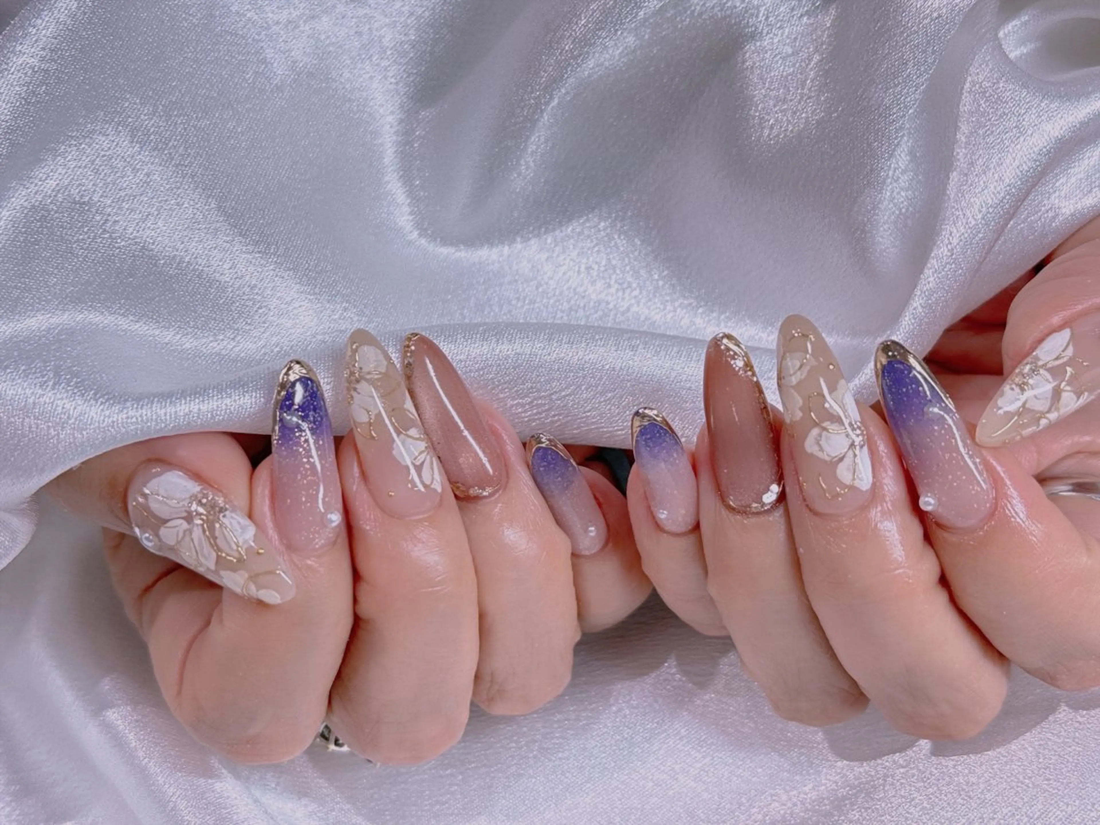 ネイル 長さだし専門店 M2　rikaのネイルデザイン