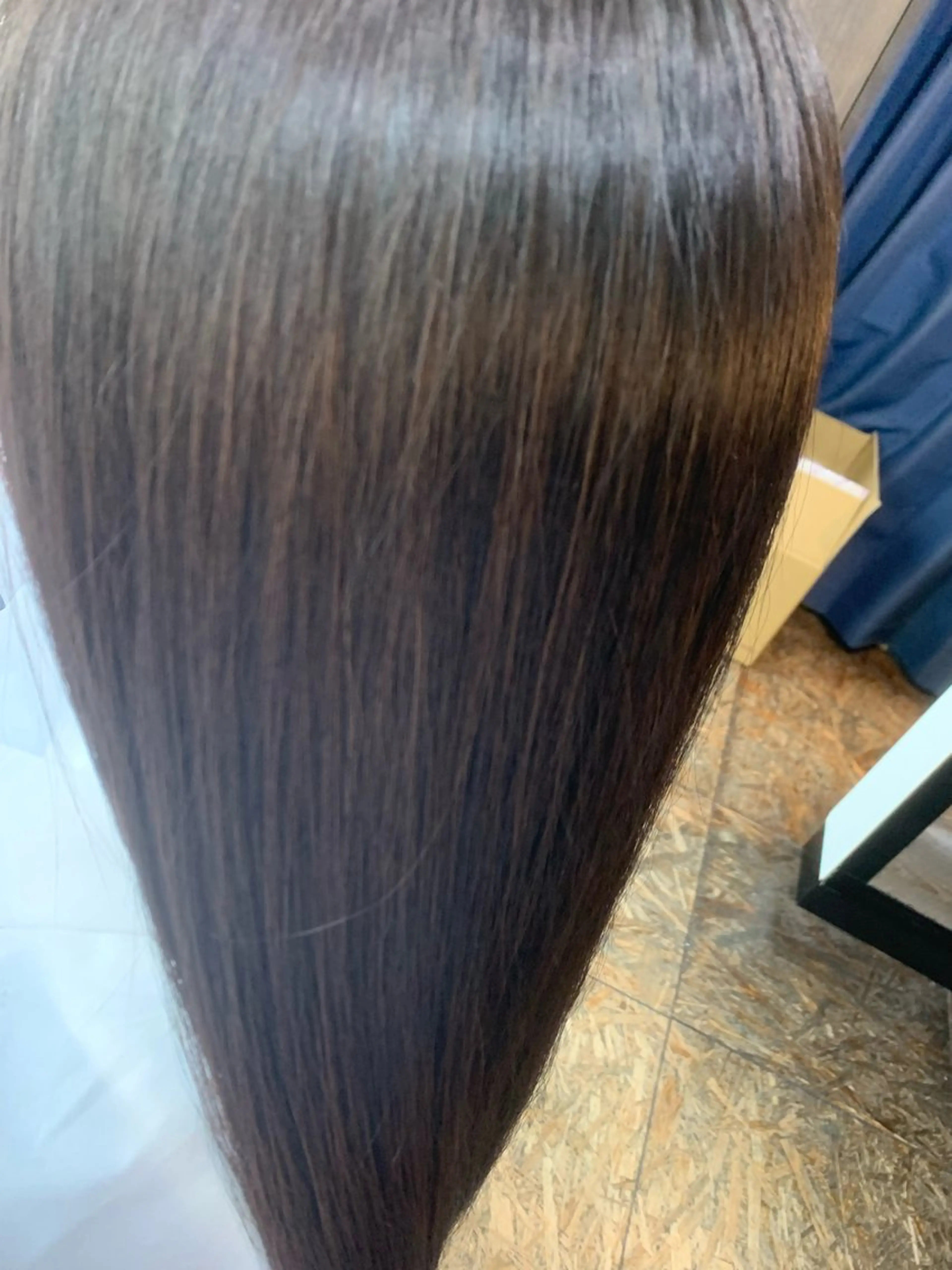 ロング 縮毛矯正 レベンス田町 西谷悠のヘアスタイル