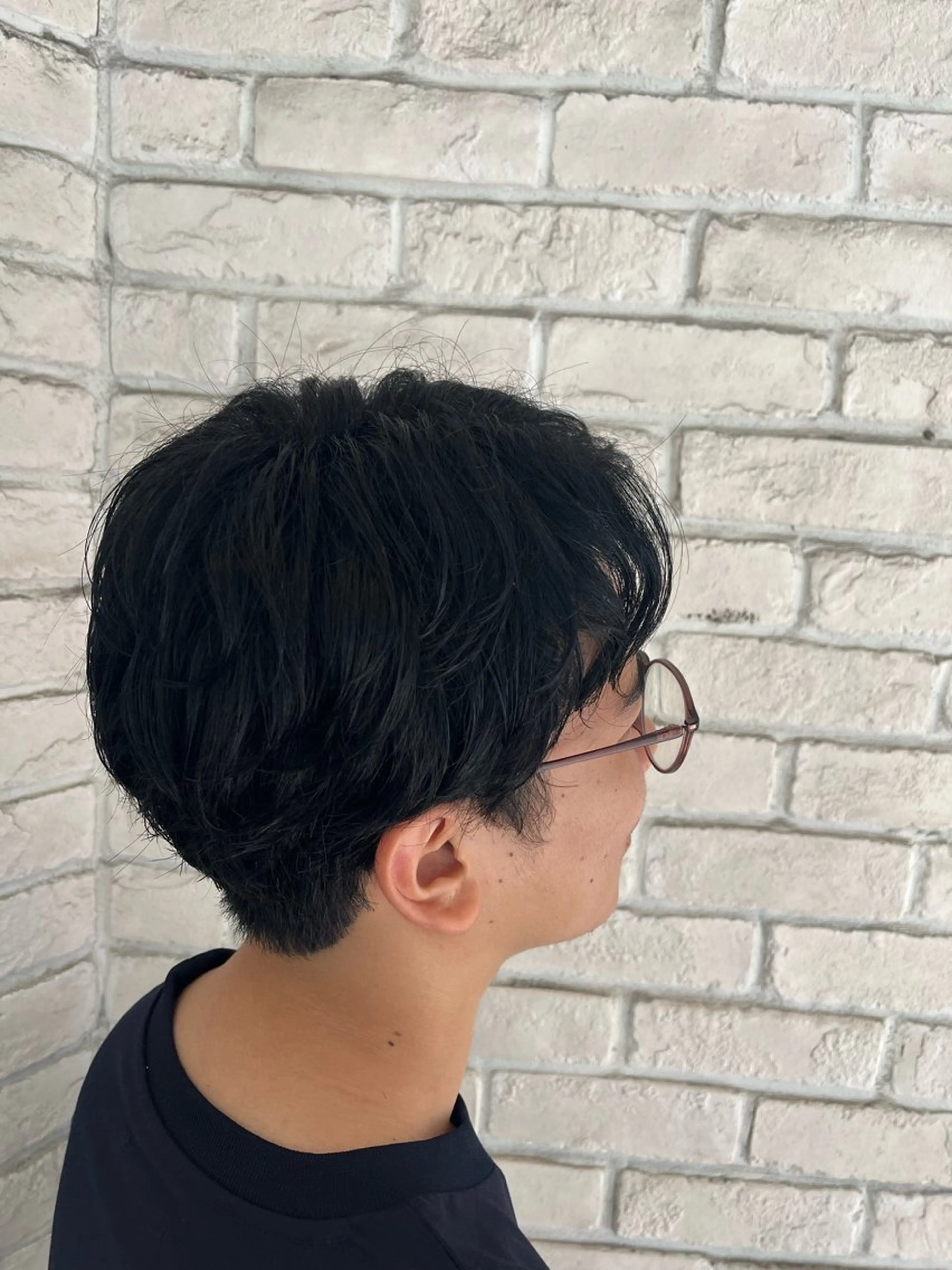 カラー メンズ 暖色カラー/ メンズパーマつばきのヘアスタイル