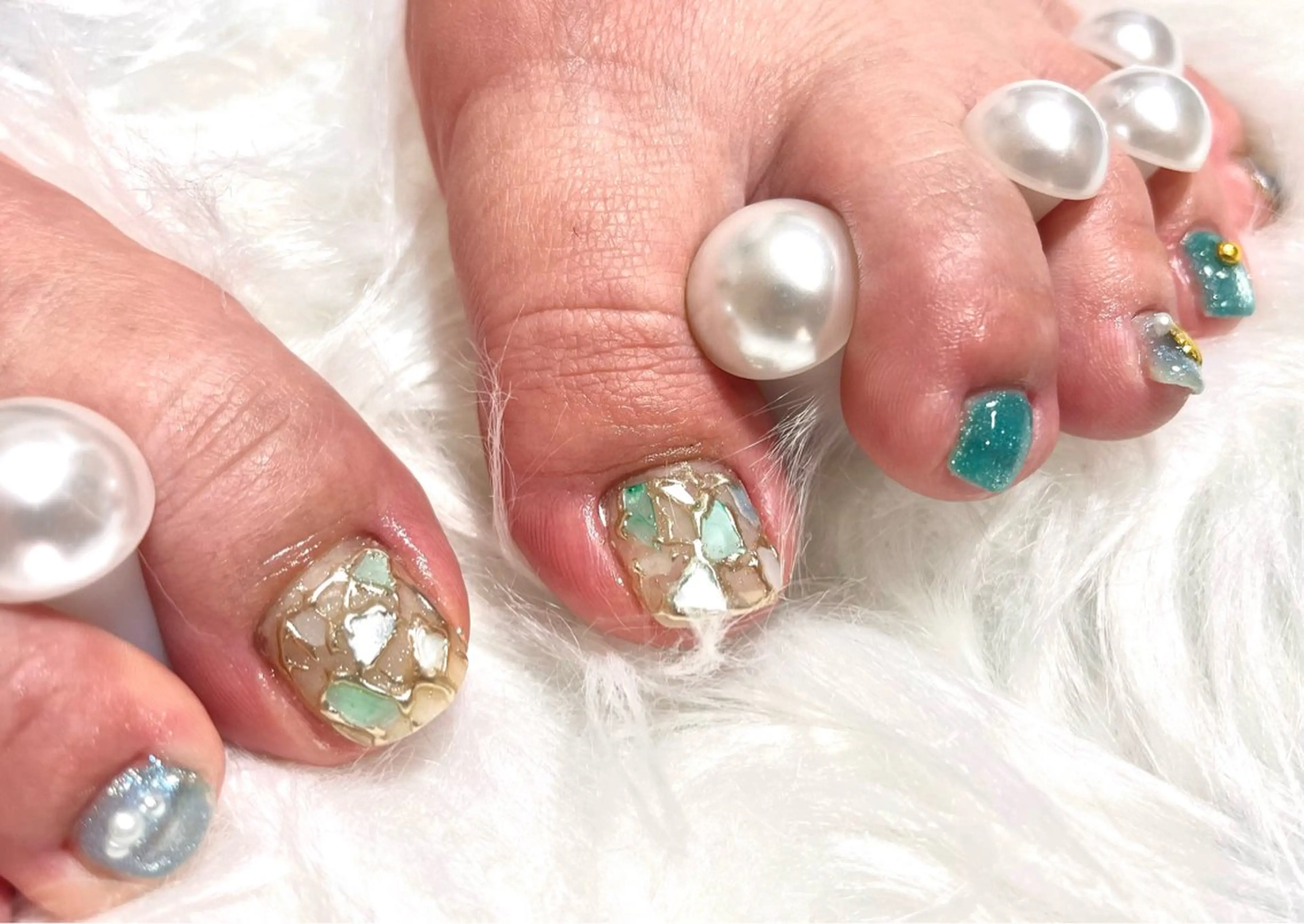 ネイル フットネイル ⭐️ saki⭐️のネイルデザイン