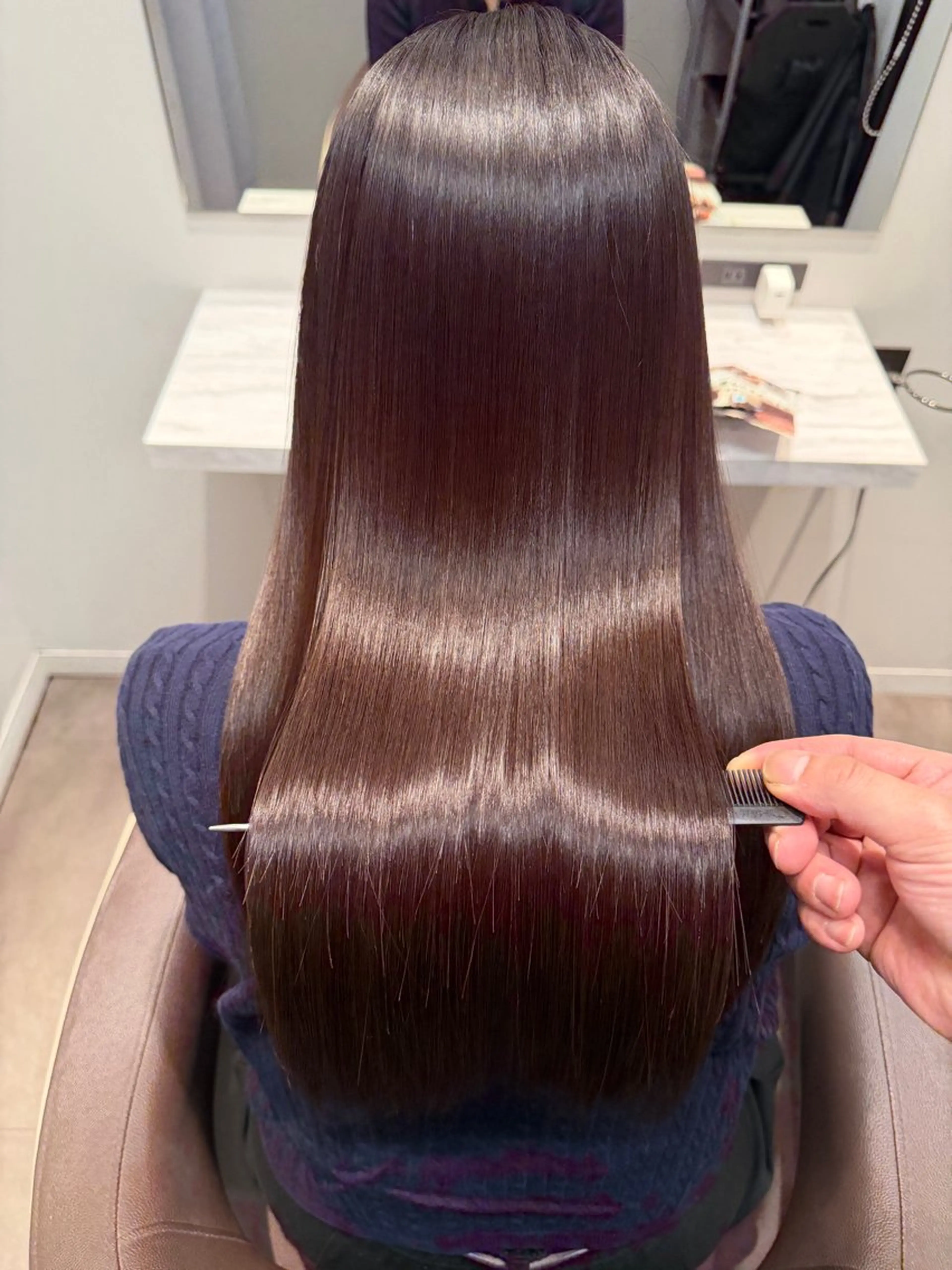 ロング 髪質改善 艶髪🔵ﾌｾﾅｵﾔのヘアスタイル