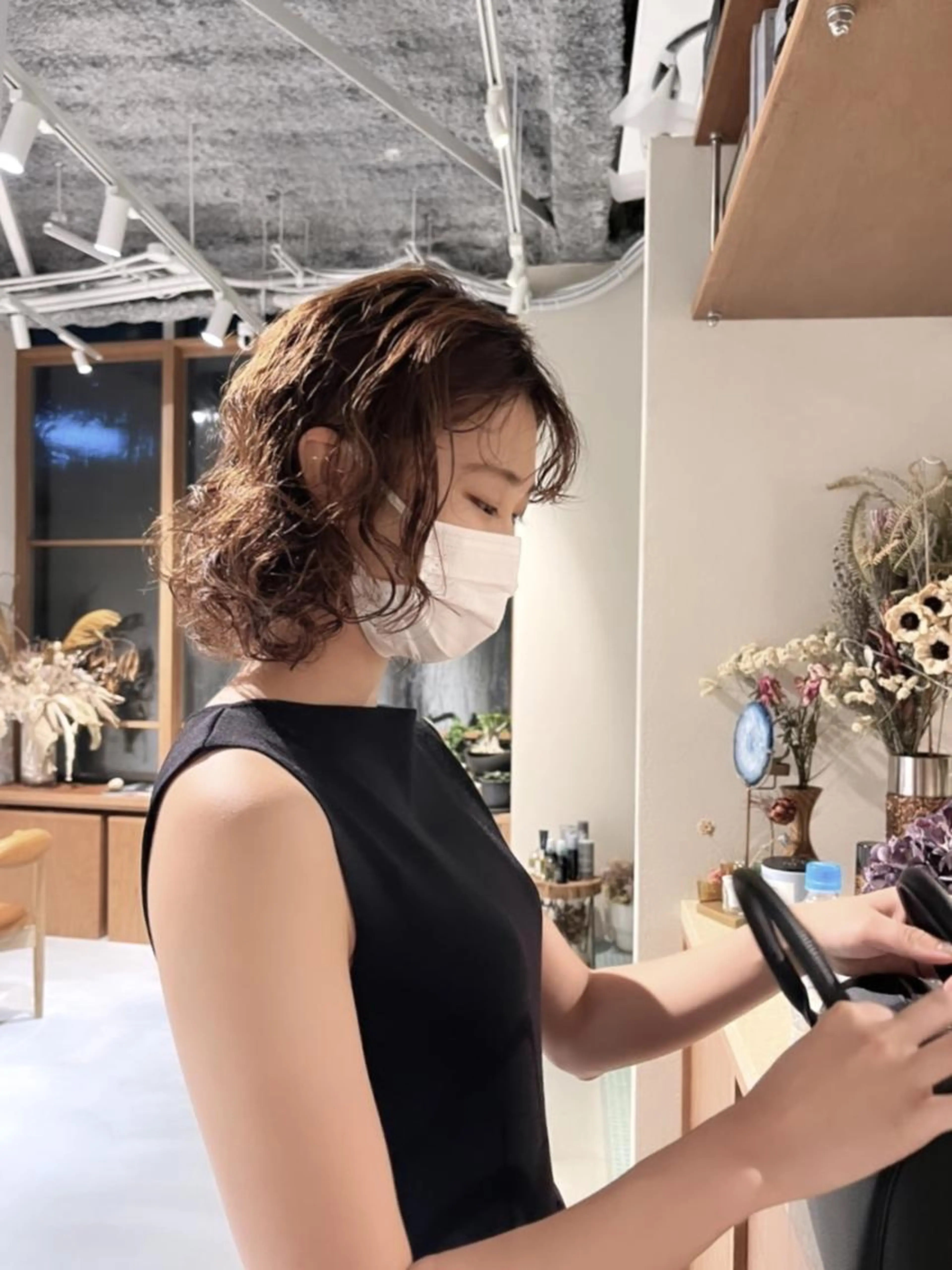 🌿カットカラー+ニュアンスパーマ_13200円　※再来+1100円の写真