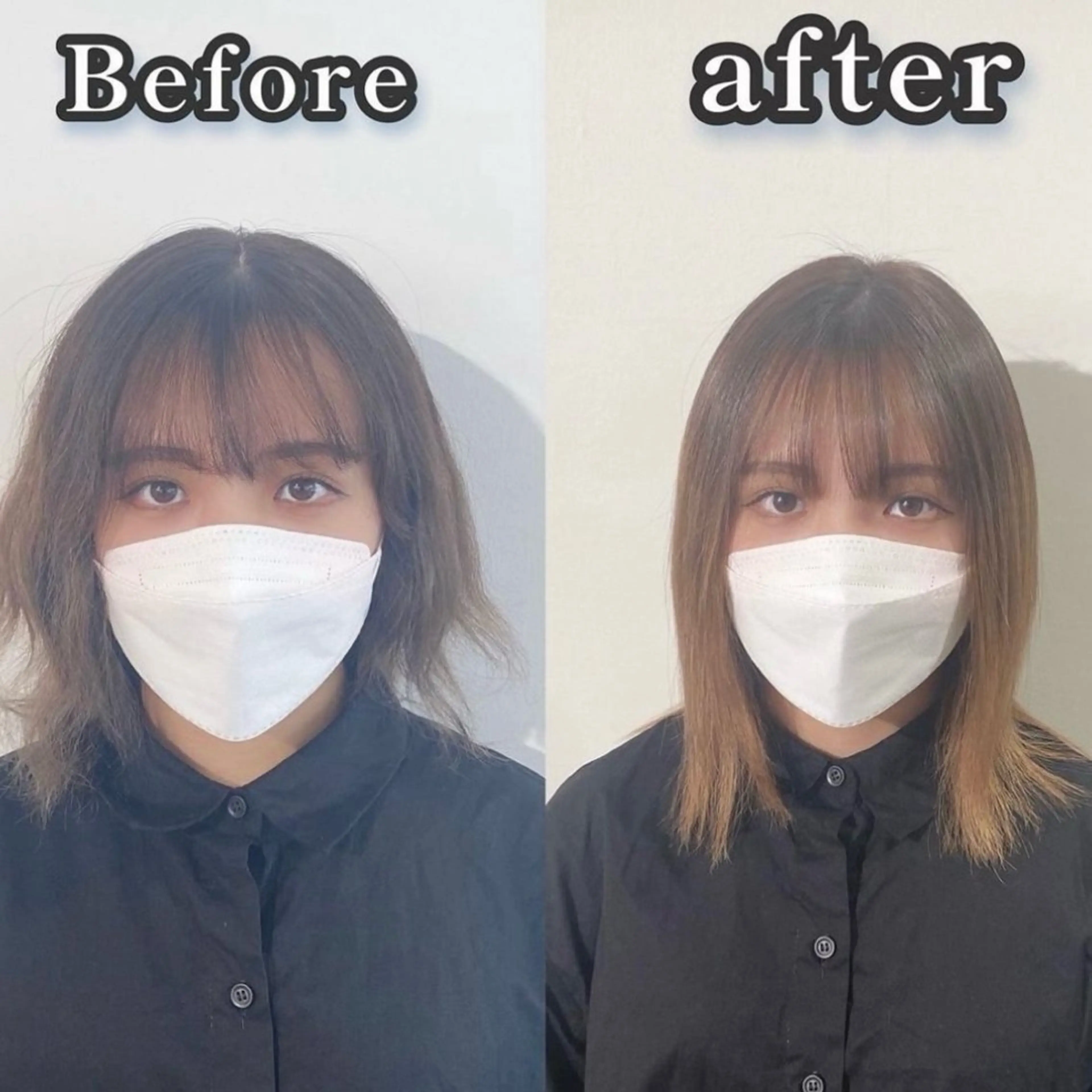 ミディアム 縮毛矯正 トリートメント clomus所属・🩵ブリーチ矯正 HIDE🩵のヘアスタイル