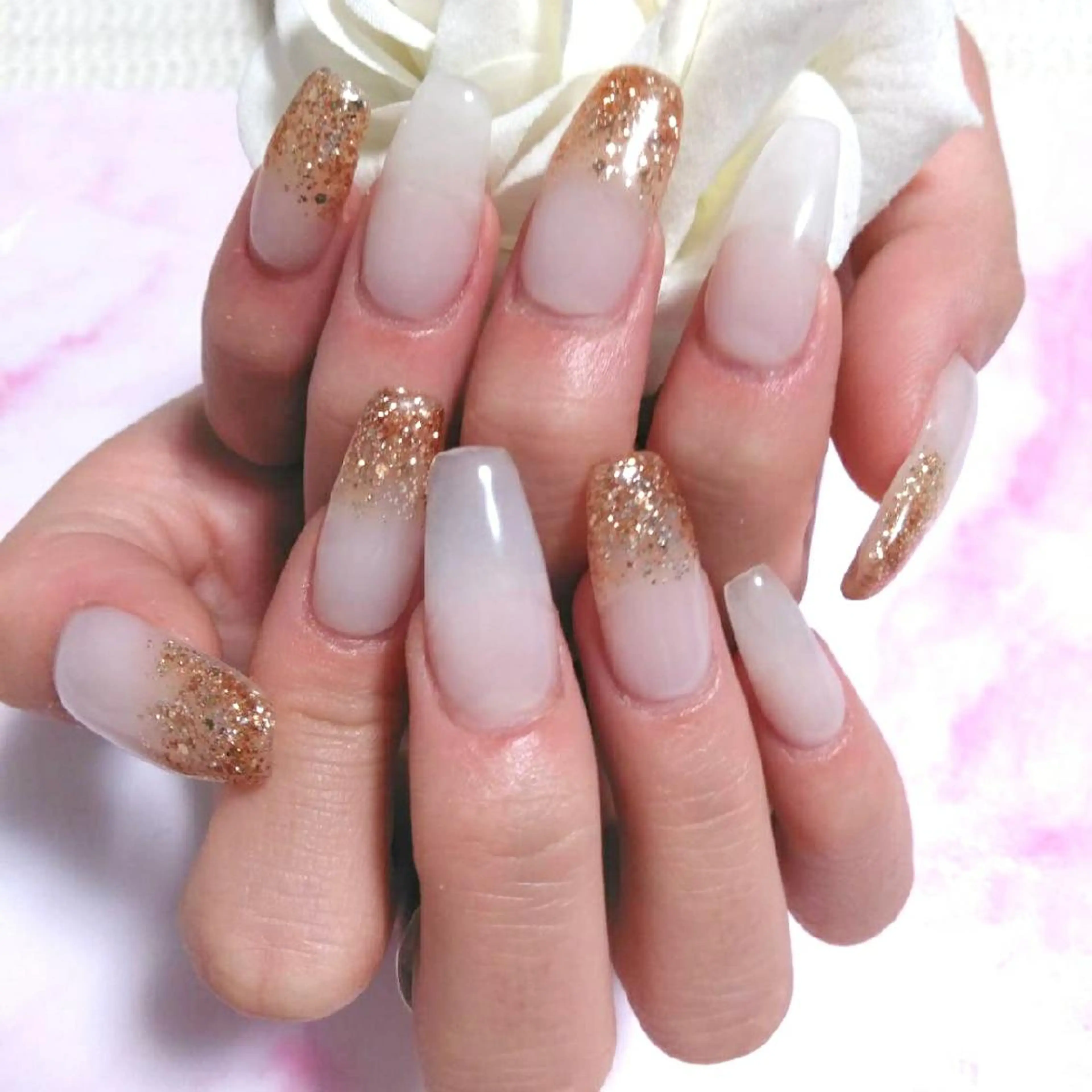 スカルプ簡易アート🦥パーツ無し💅オフ有の写真