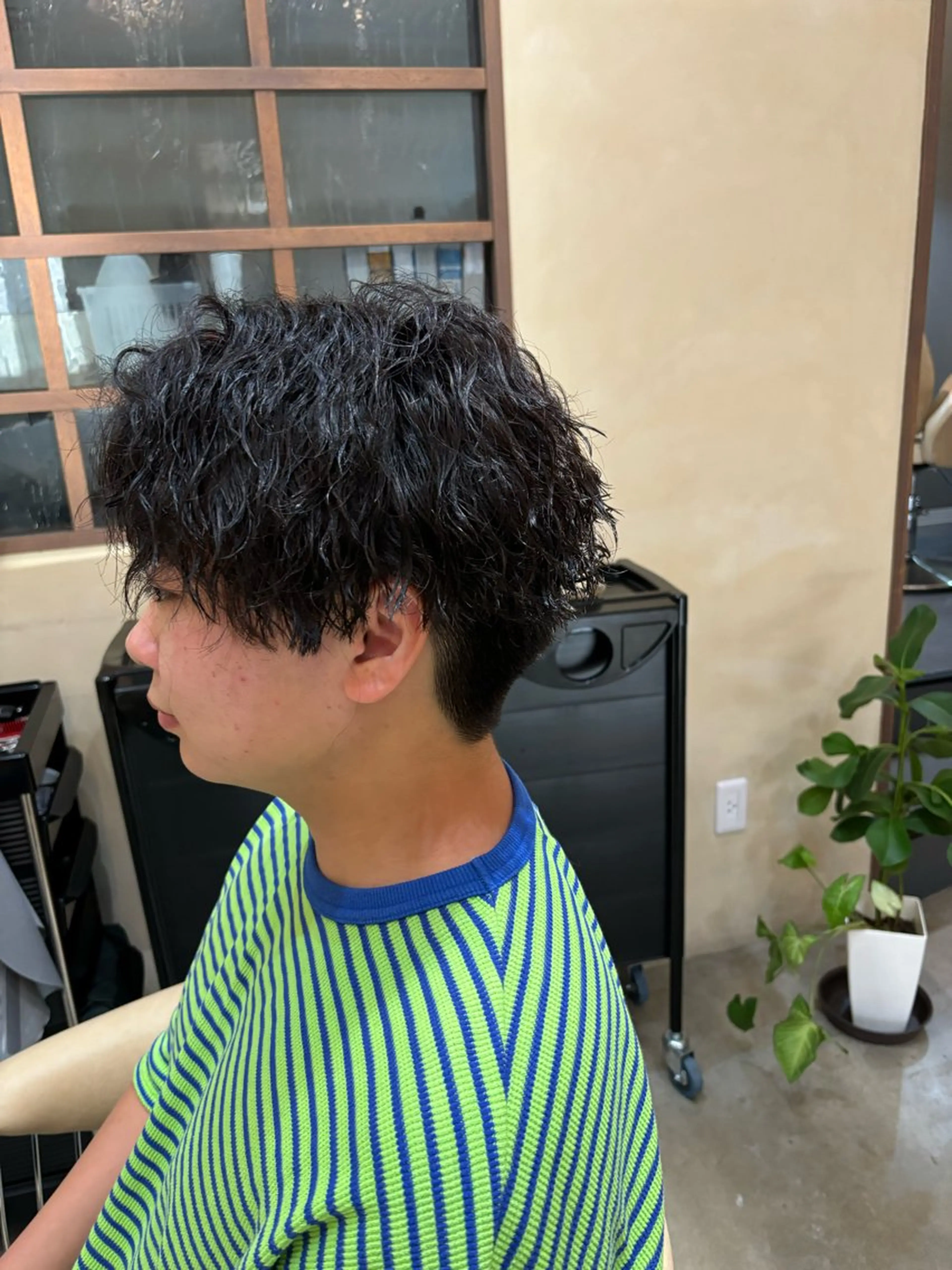 ショート メンズ カット パーマ 鹿児島 TSUBASAのヘアスタイル