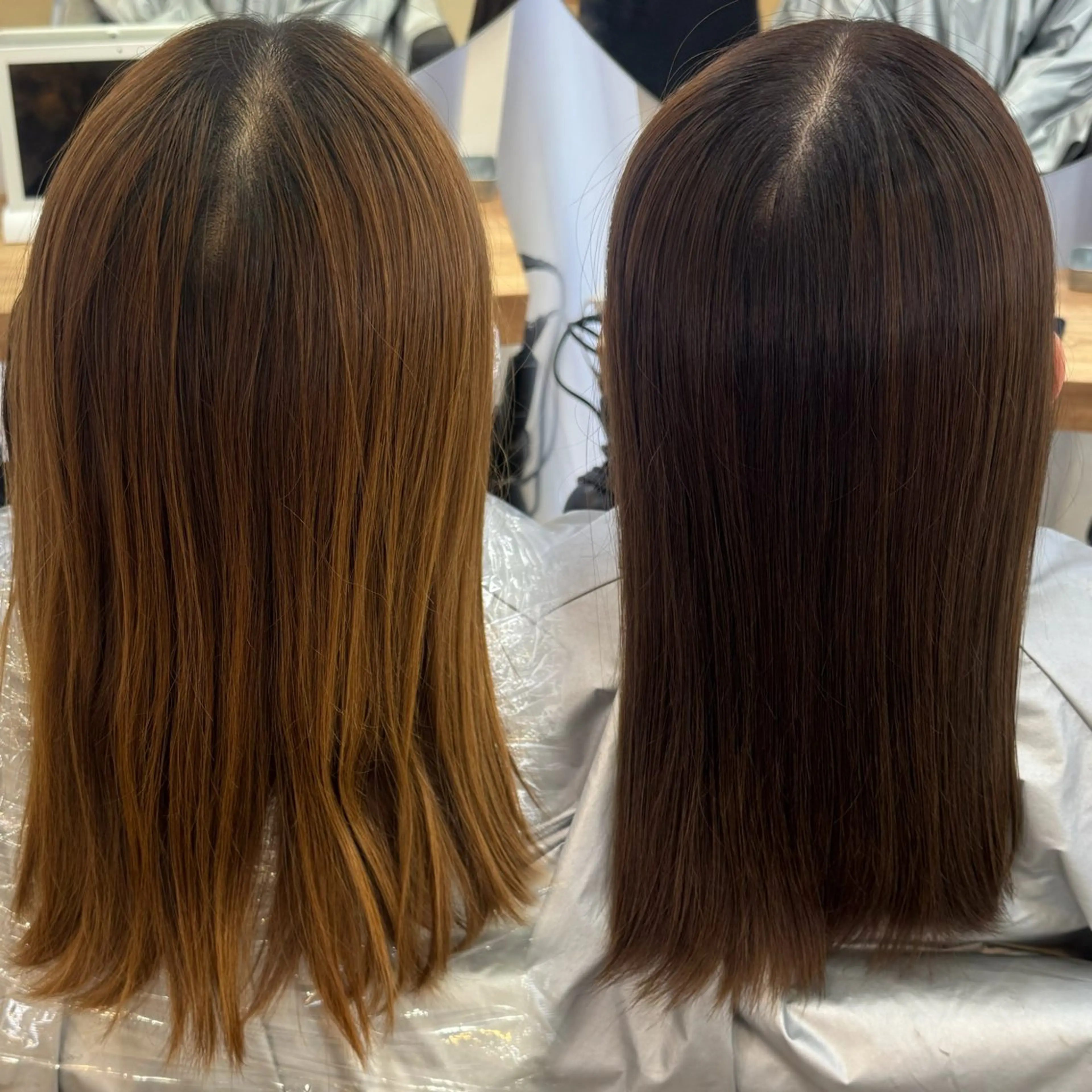 セミロング Agu hair 粉河のヘアスタイル