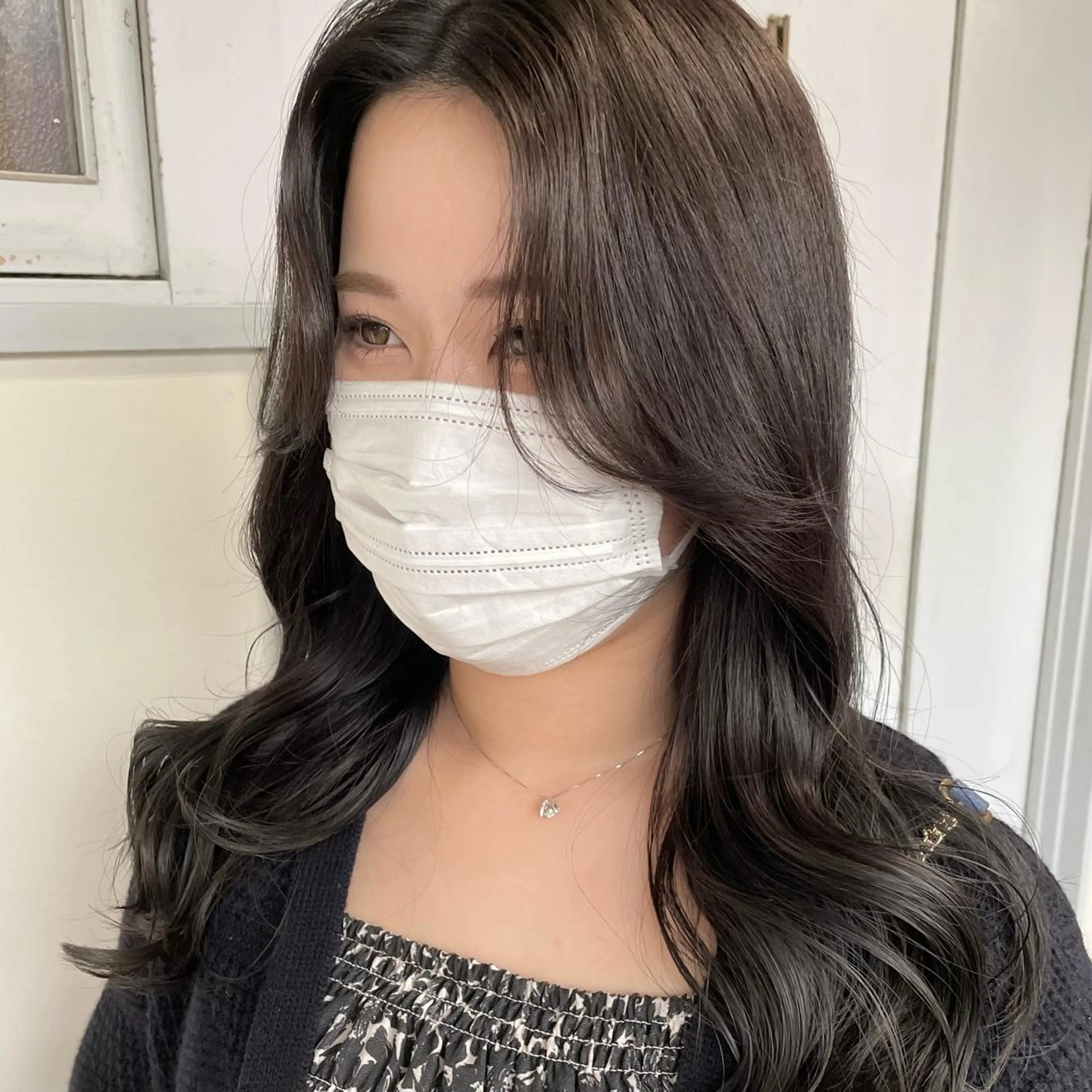 ロング カラー ヘアアレンジ maoブリーチ無し 似合わせカラーのヘアスタイル