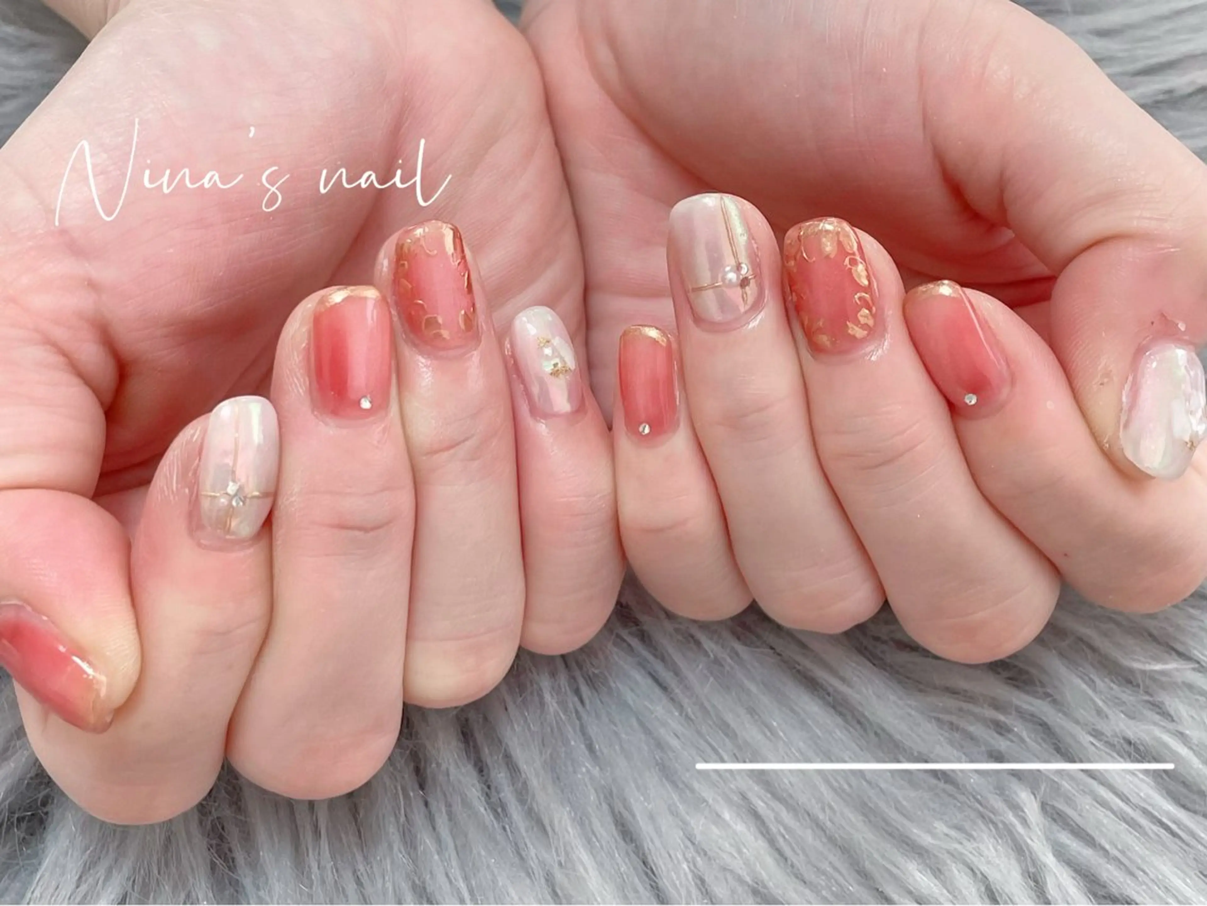 ショート ハンドネイル Nina's nailのネイルデザイン