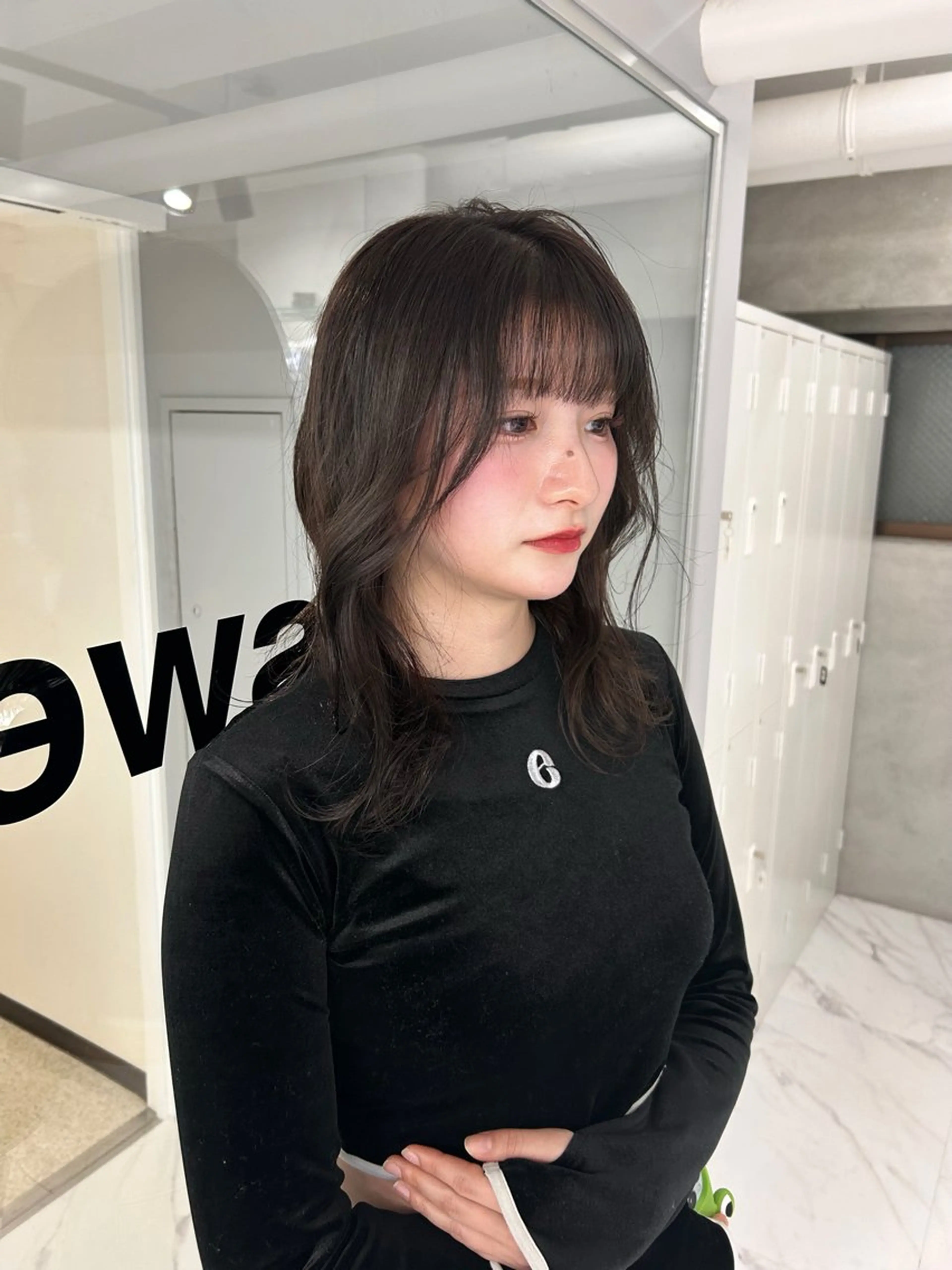 ミディアム カラー ブラウンカラー ココアブラウン カット ヘアカラー トリートメント shizuna/天神 /メンズ/ボブのヘアスタイル