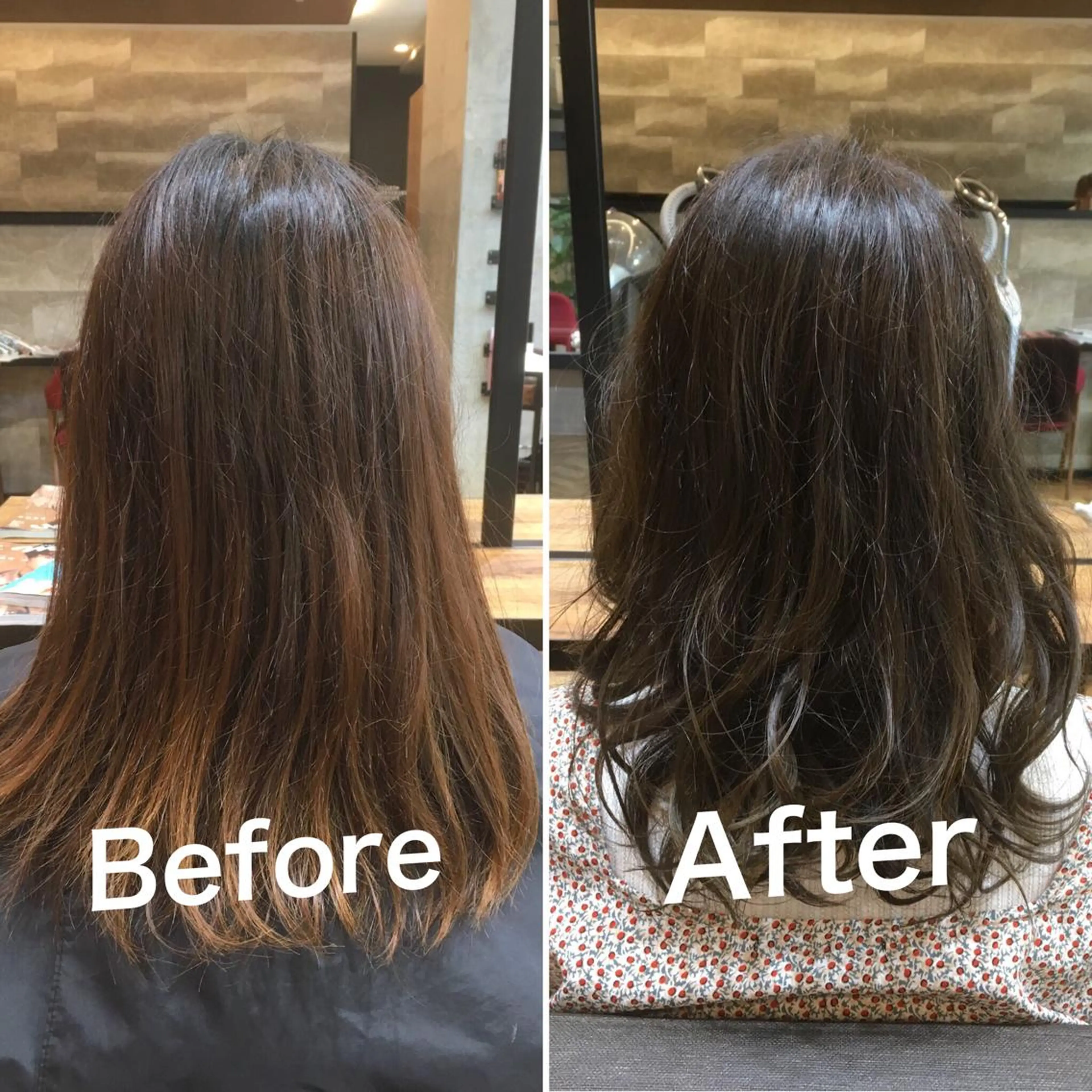 カラー アディクシーカラー オレンジ カット トリートメント 佐瀬竜矢PRIMAL /portのヘアスタイル