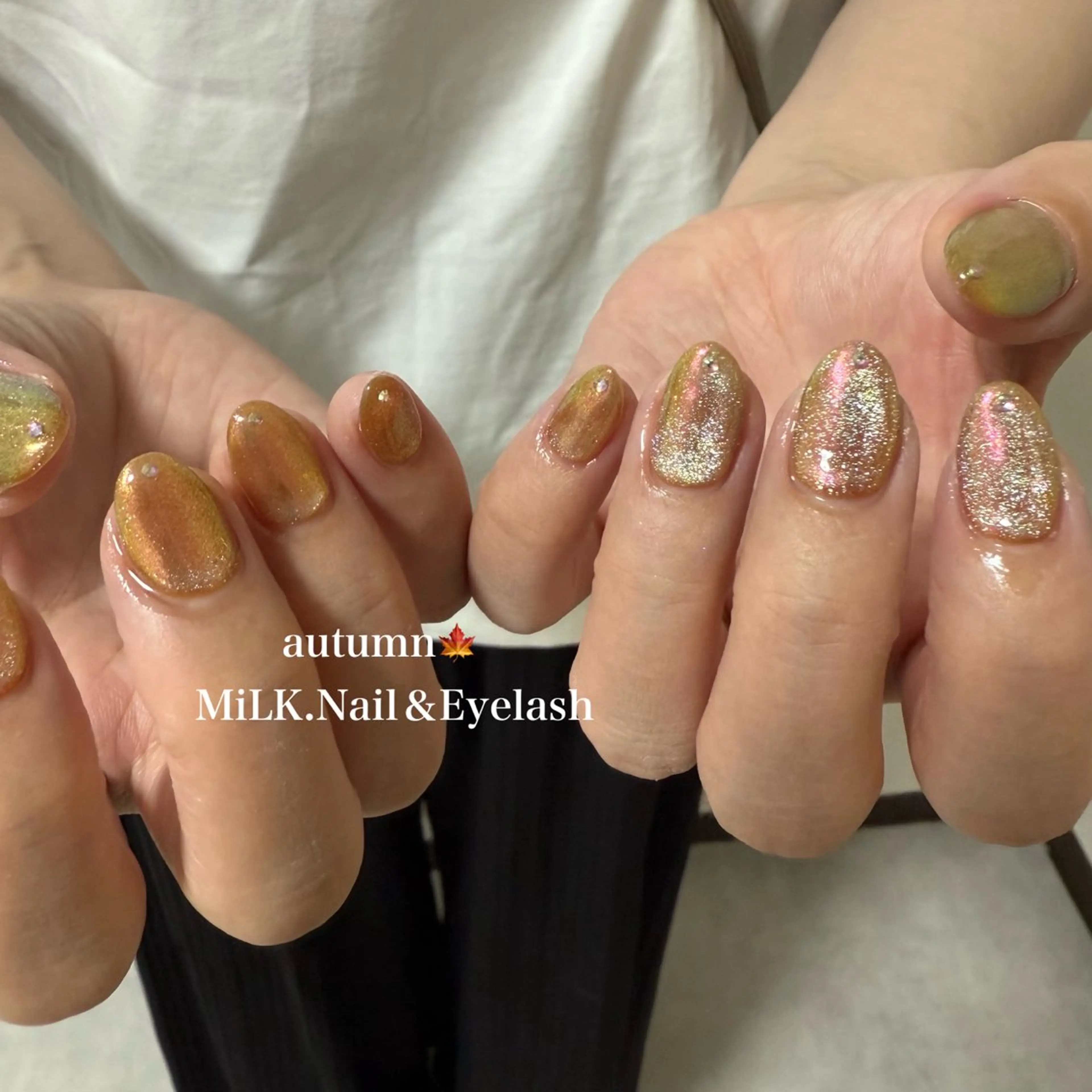 ネイル ハンドネイル MiLK.   Nail&Eyelash所属・MiLK. wakaのマツエク・マツパデザイン
