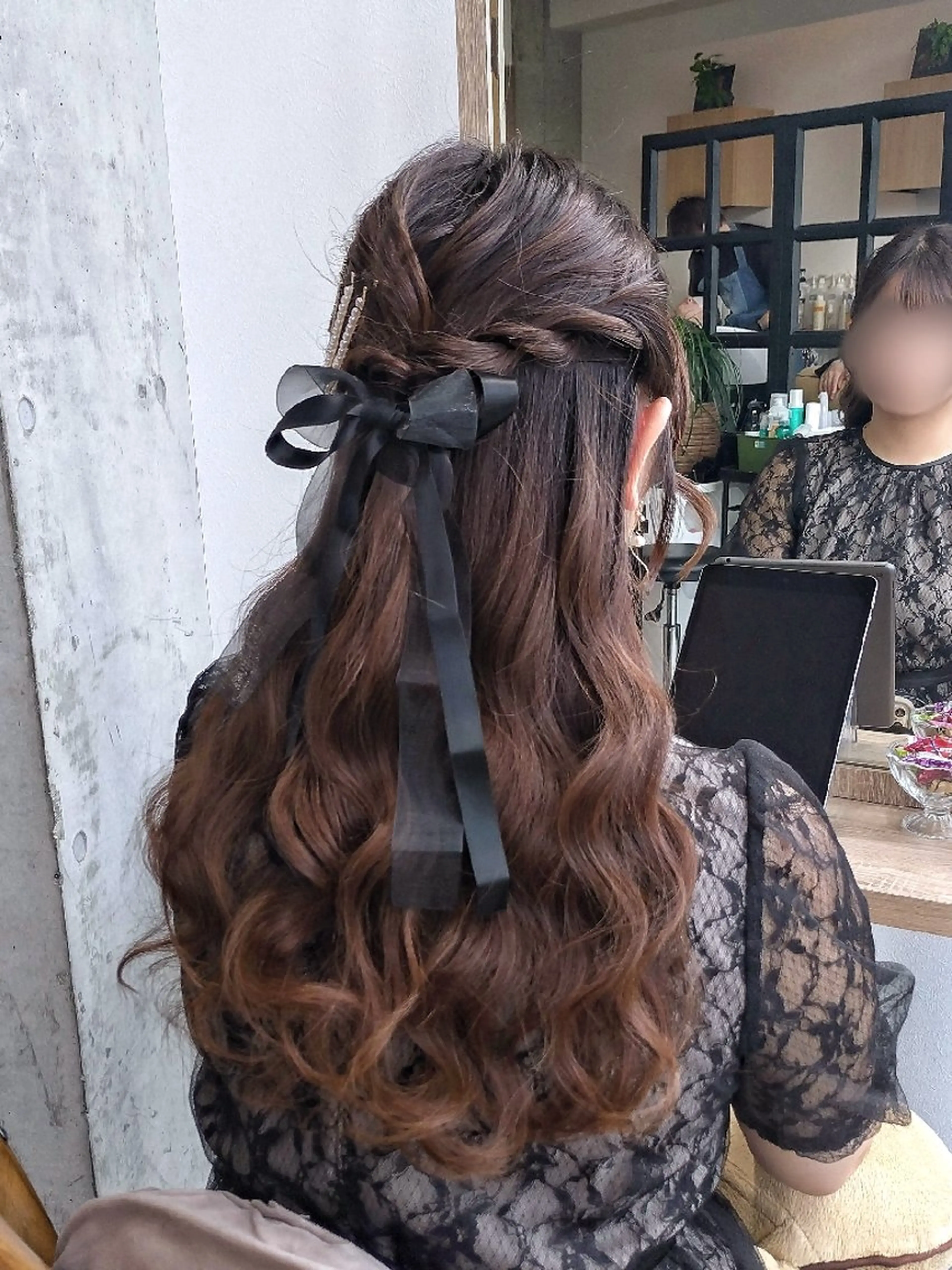 ロング ヘアアレンジ ヘアセット ヘアアレンジ/透明感 カラー/AKARIのヘアスタイル