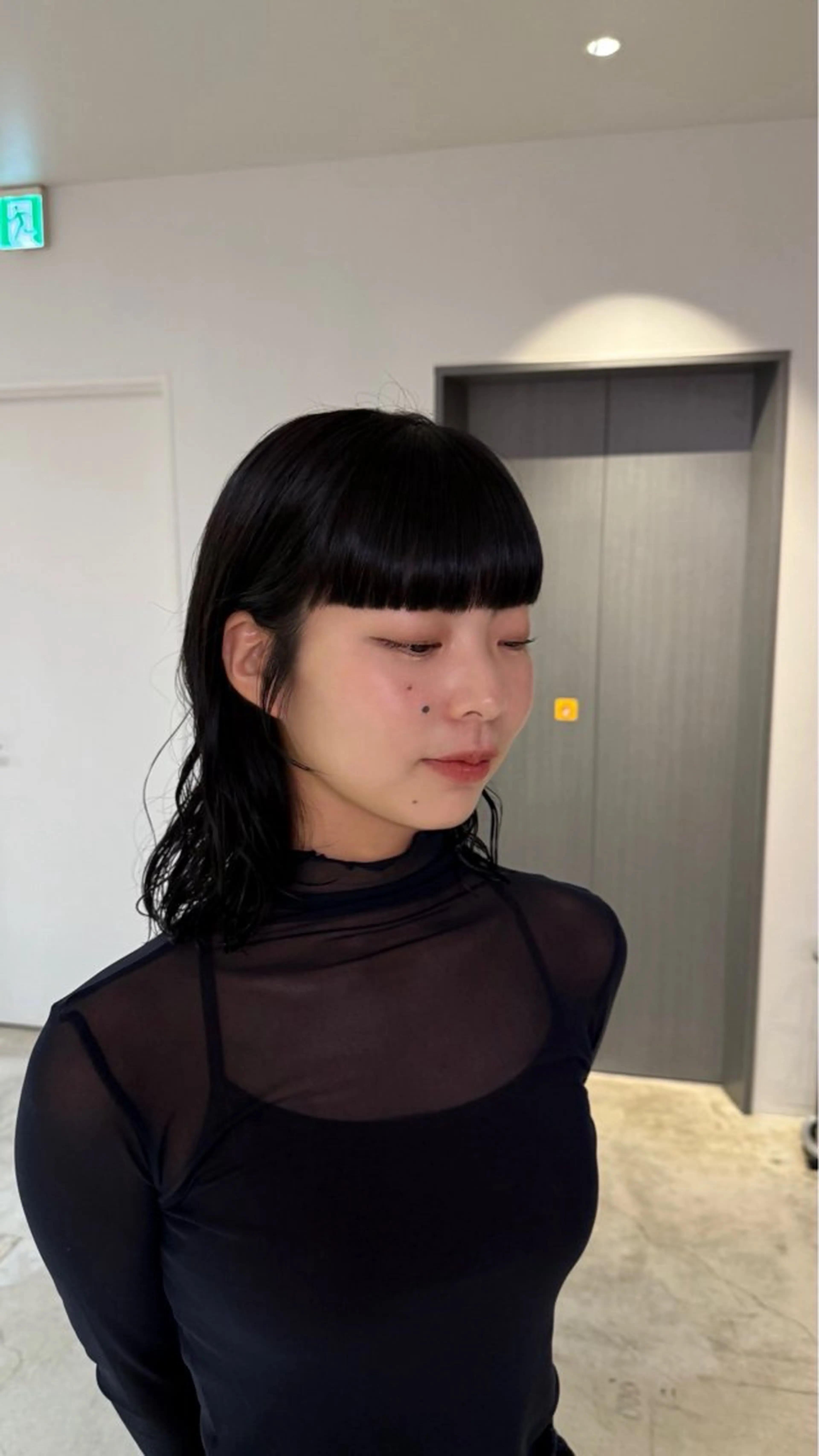 ミディアム パーマ ミディアムパーマ ヒグチ マユのヘアスタイル