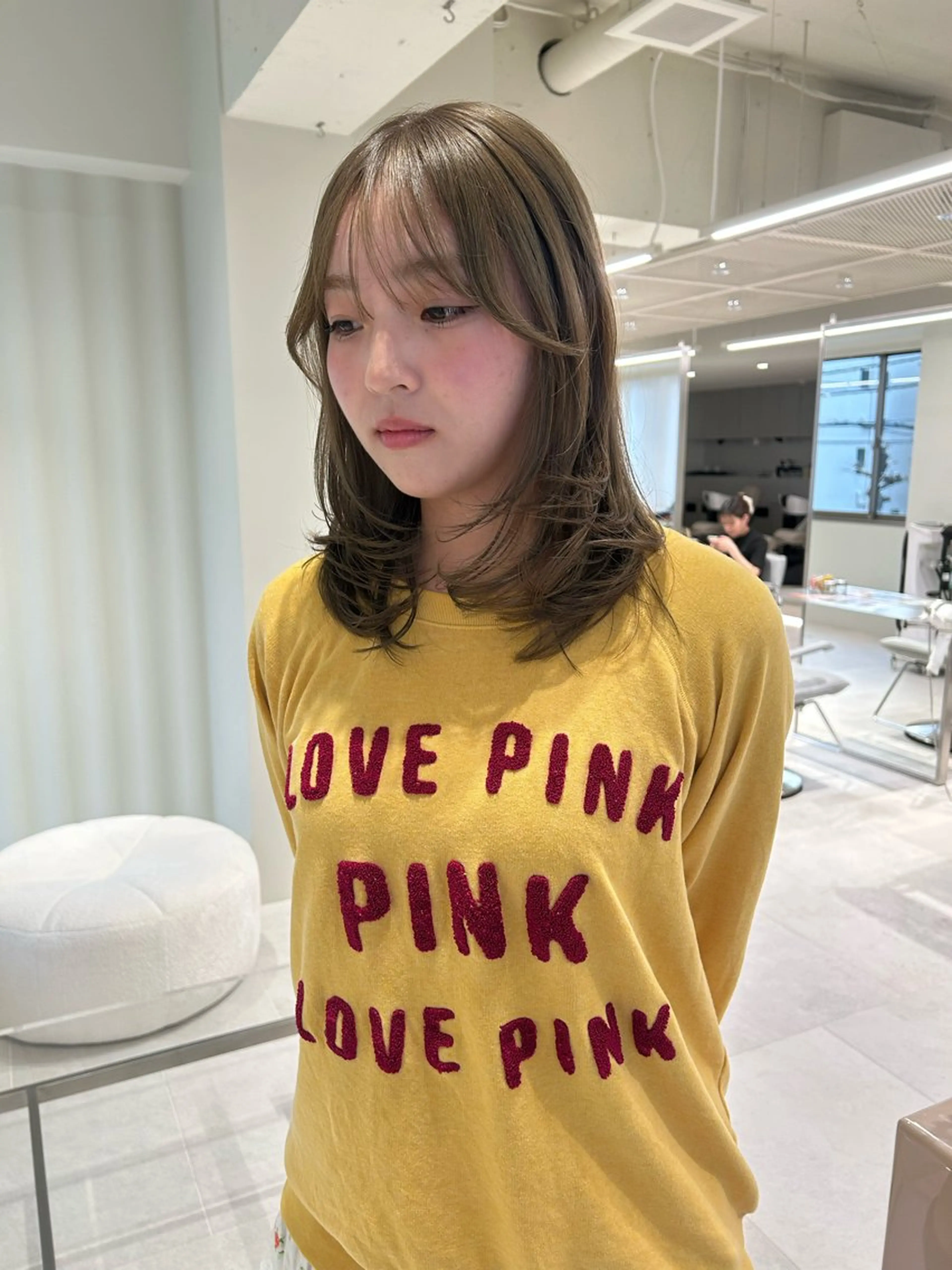 ミディアム カラー ブリーチ カット ヘアカラー ショートカット募集中 /NAGISAのヘアスタイル