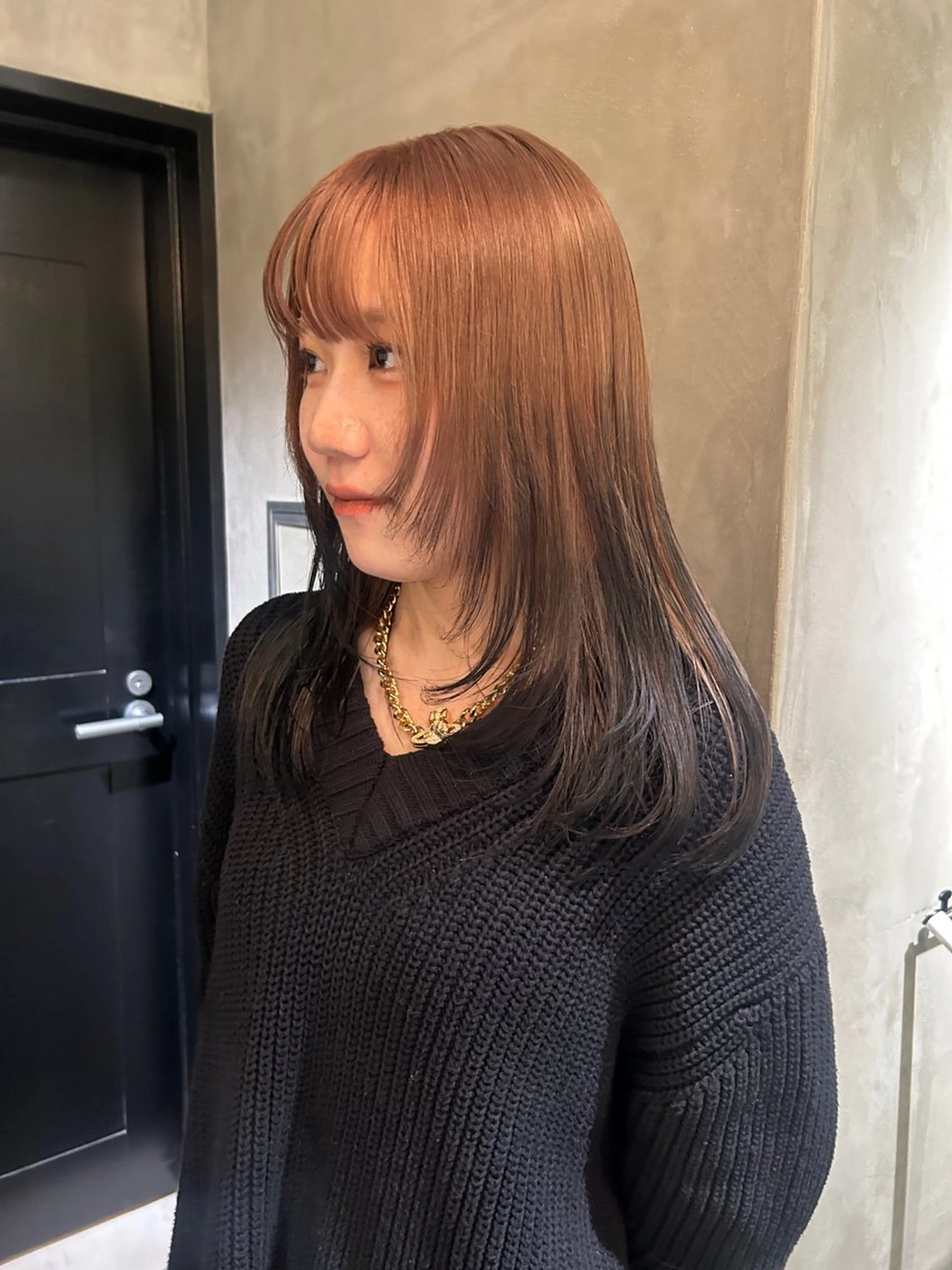 セミロング カラー ヘアカラー デザイン/アレンジ ❤︎イシイレイのヘアスタイル