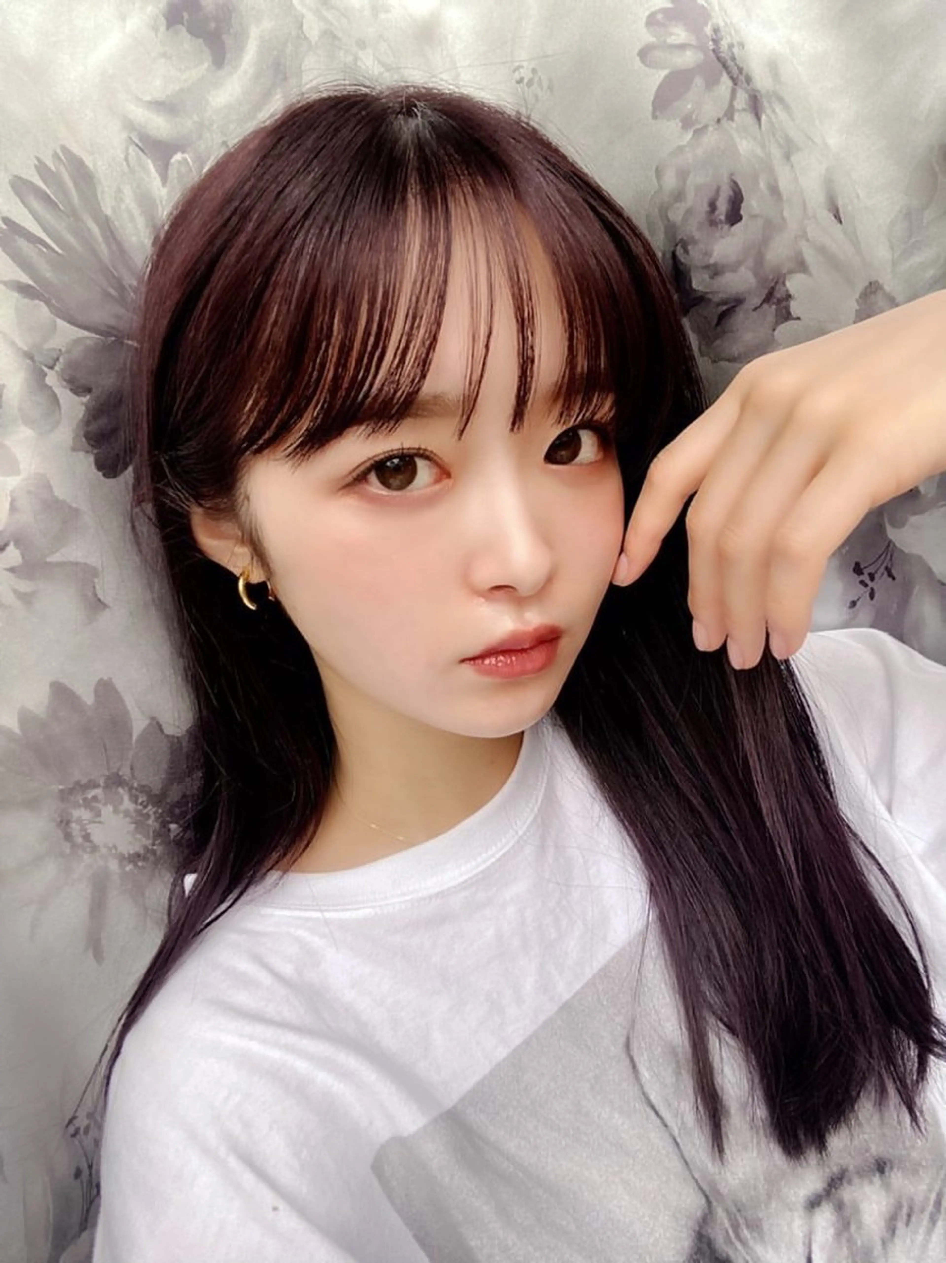 ロング トリートメント ブリーチなしピンク 縮毛艶髪矯正/吉村のヘアスタイル