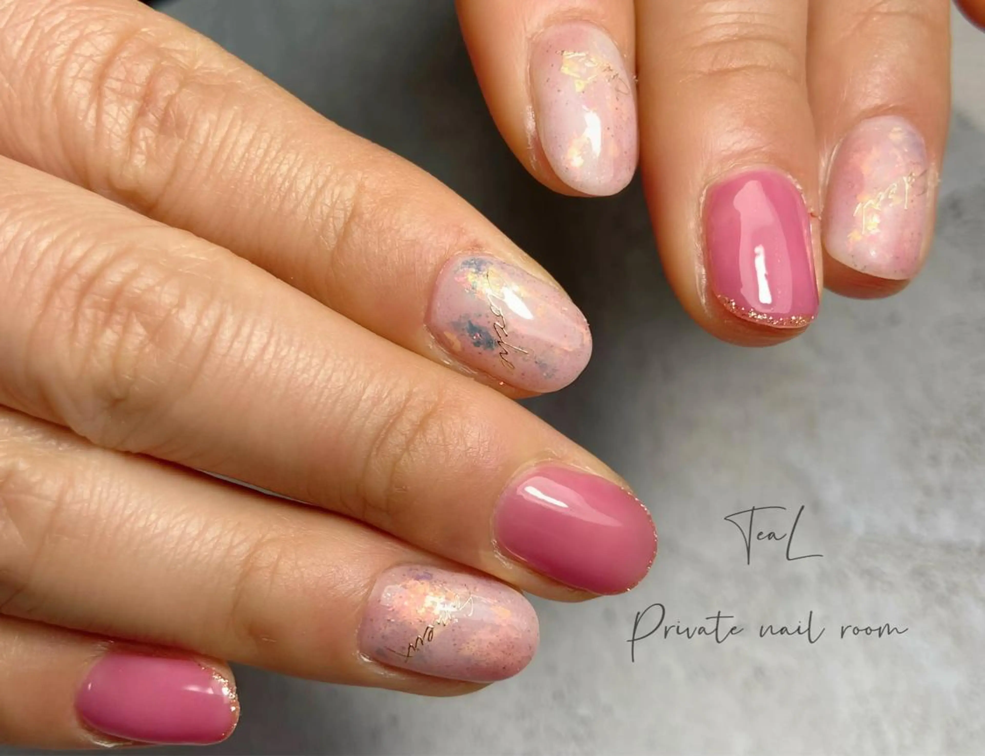 ネイル ハンドネイル TeaL nailのネイルデザイン