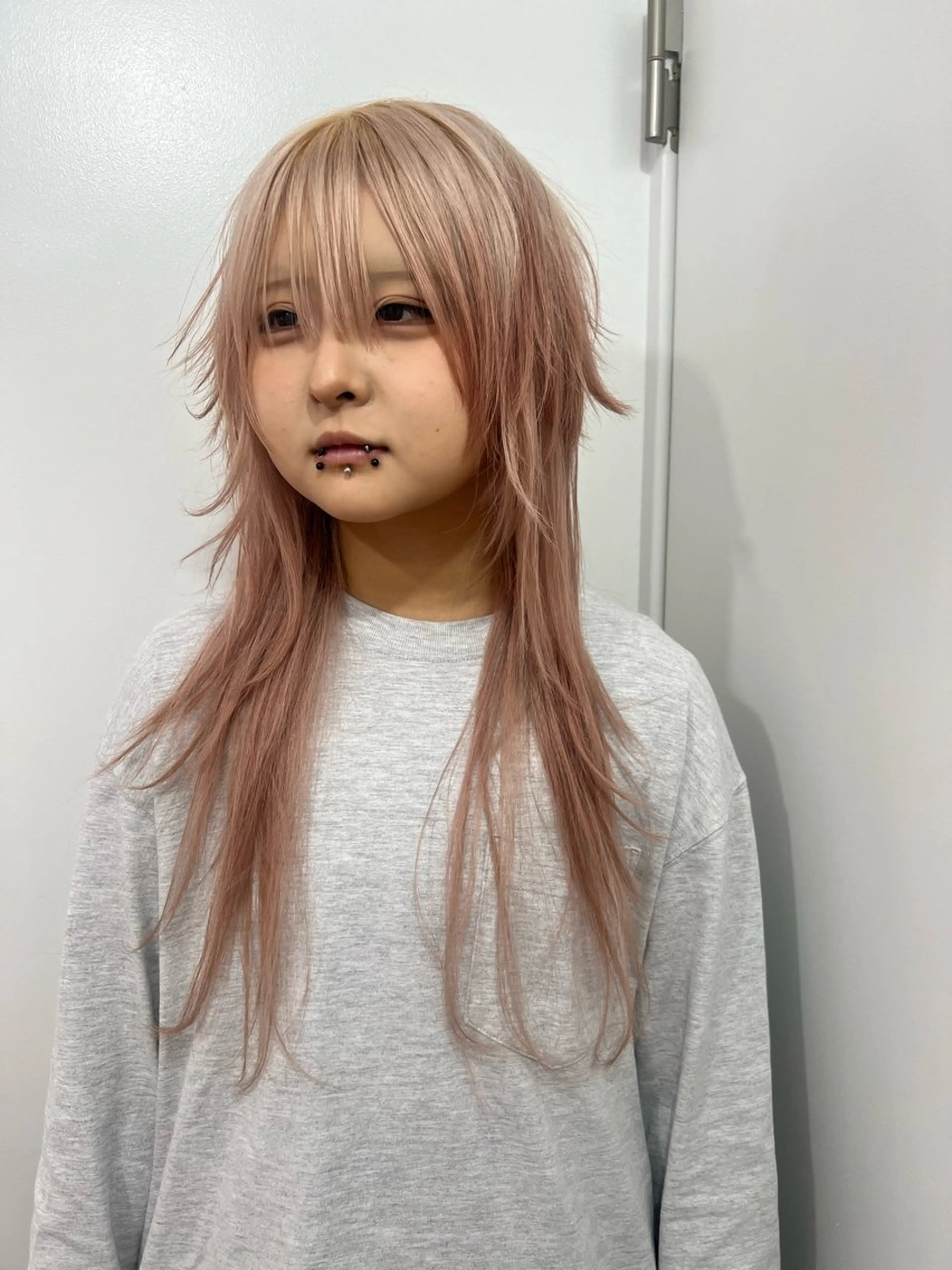 ロング エクステ 💥ウルフカット デザインあんな💥のヘアスタイル