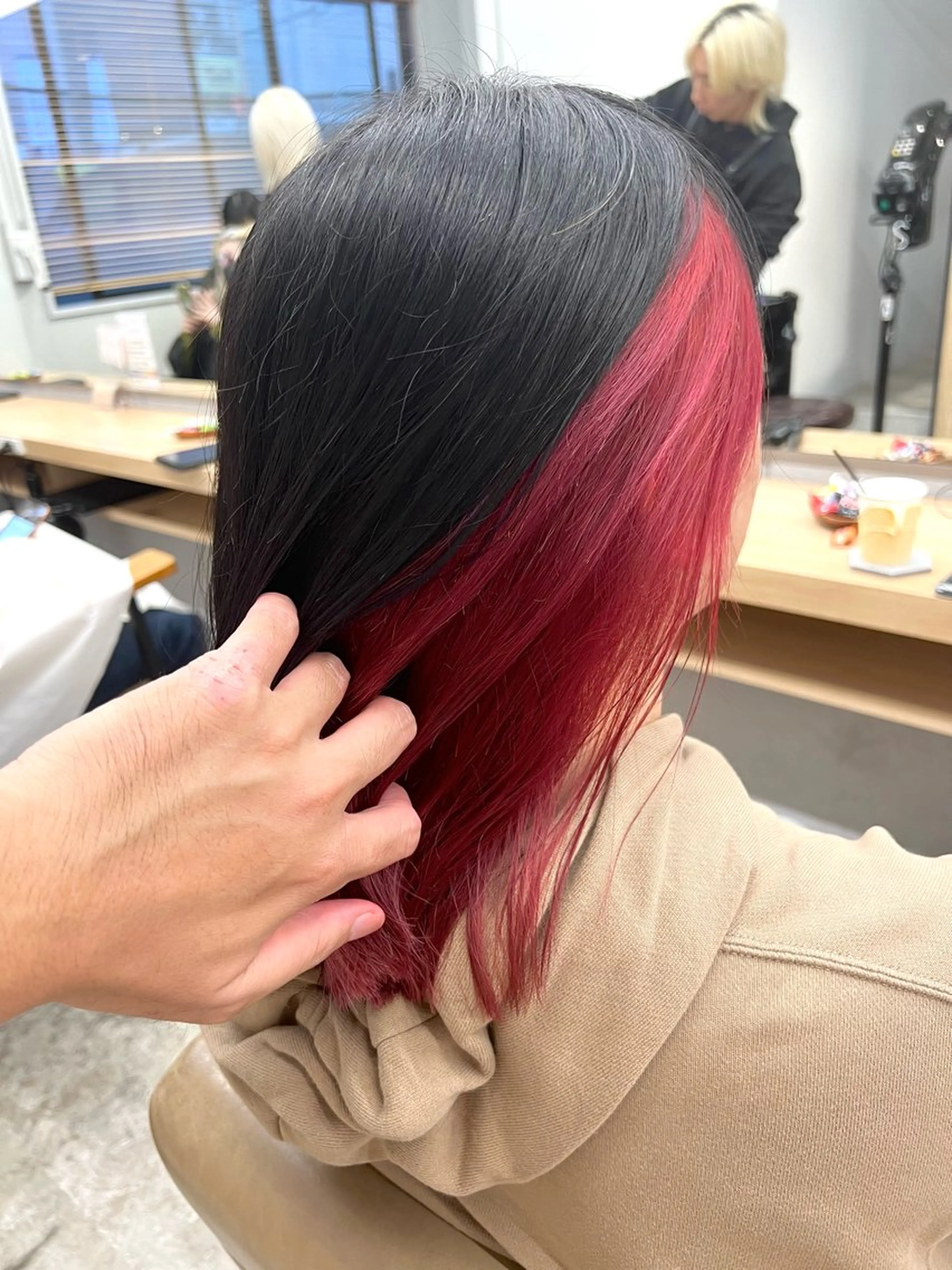 ミディアム カラー レッドカラー 代表　YUKI ☆のヘアスタイル