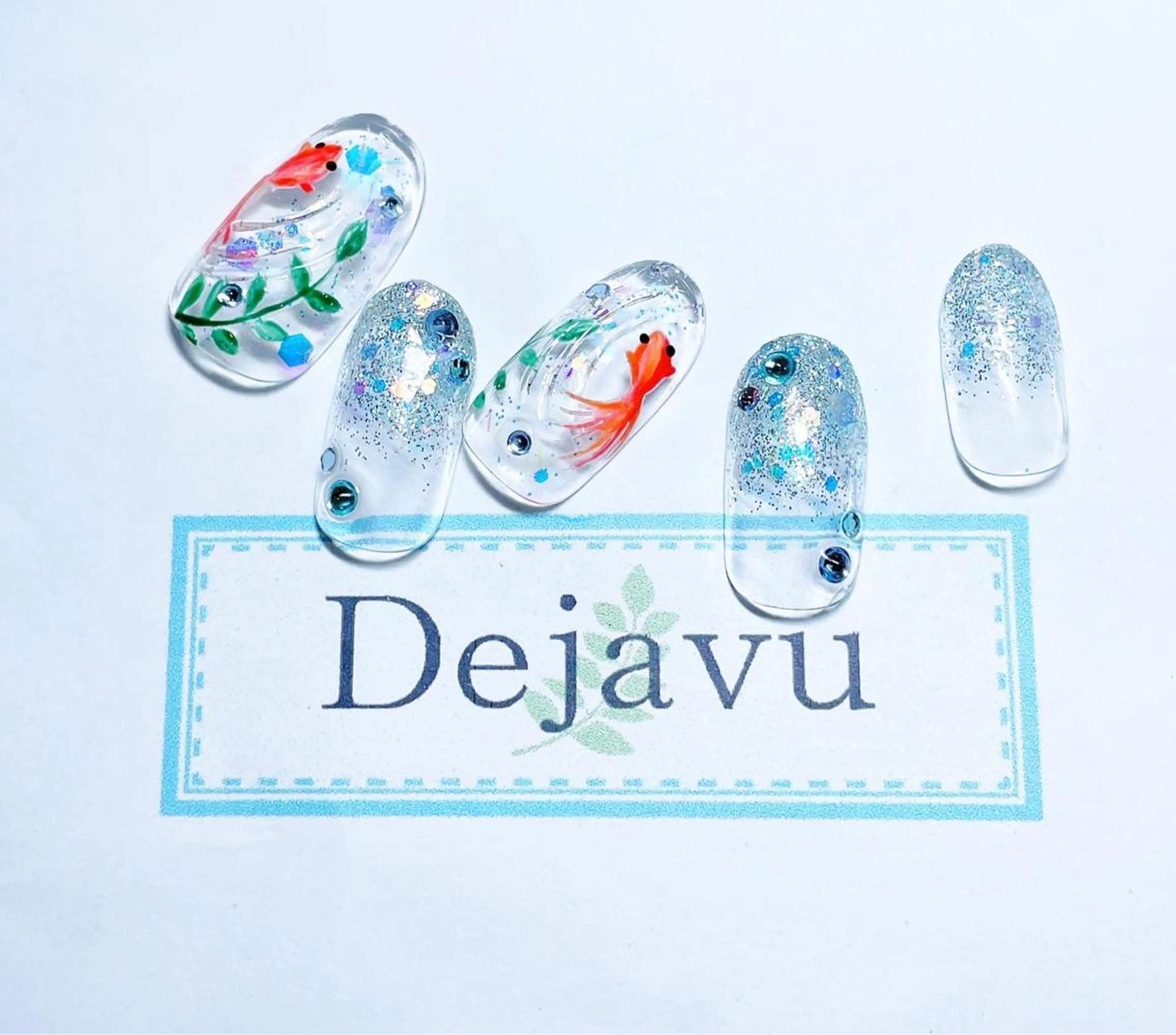 ネイル アートネイル マグネットネイル 夏ネイル Dejavu所属・Nail salon Dejavu 🌿のネイルデザイン