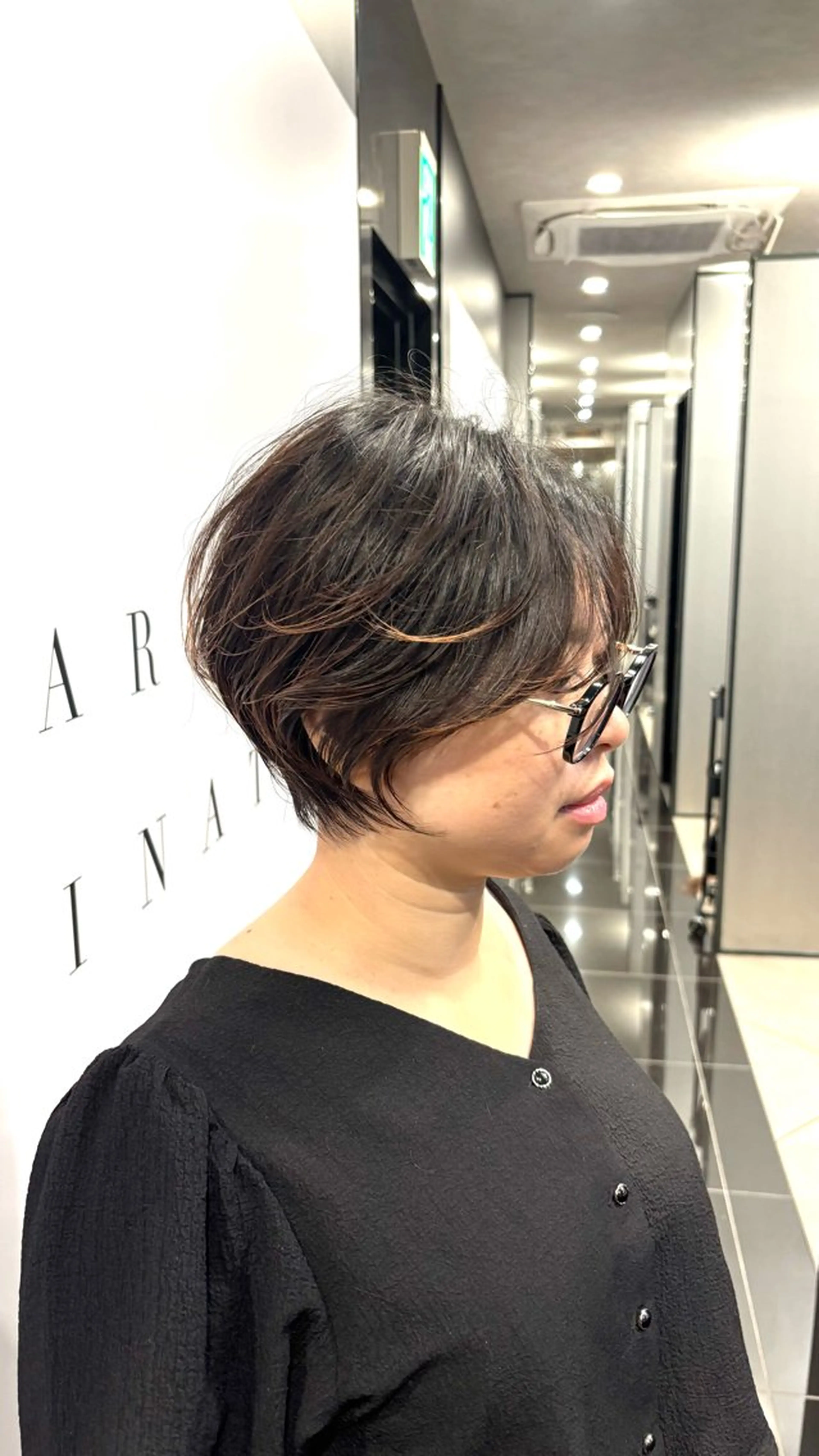 ショート ショートボブ ハンサムショート 丸みショート ボブ くびれヘア HARUKI  MINATO Japan広島紙屋町店所属・hmj紙屋町店 脊戸智志のヘアスタイル