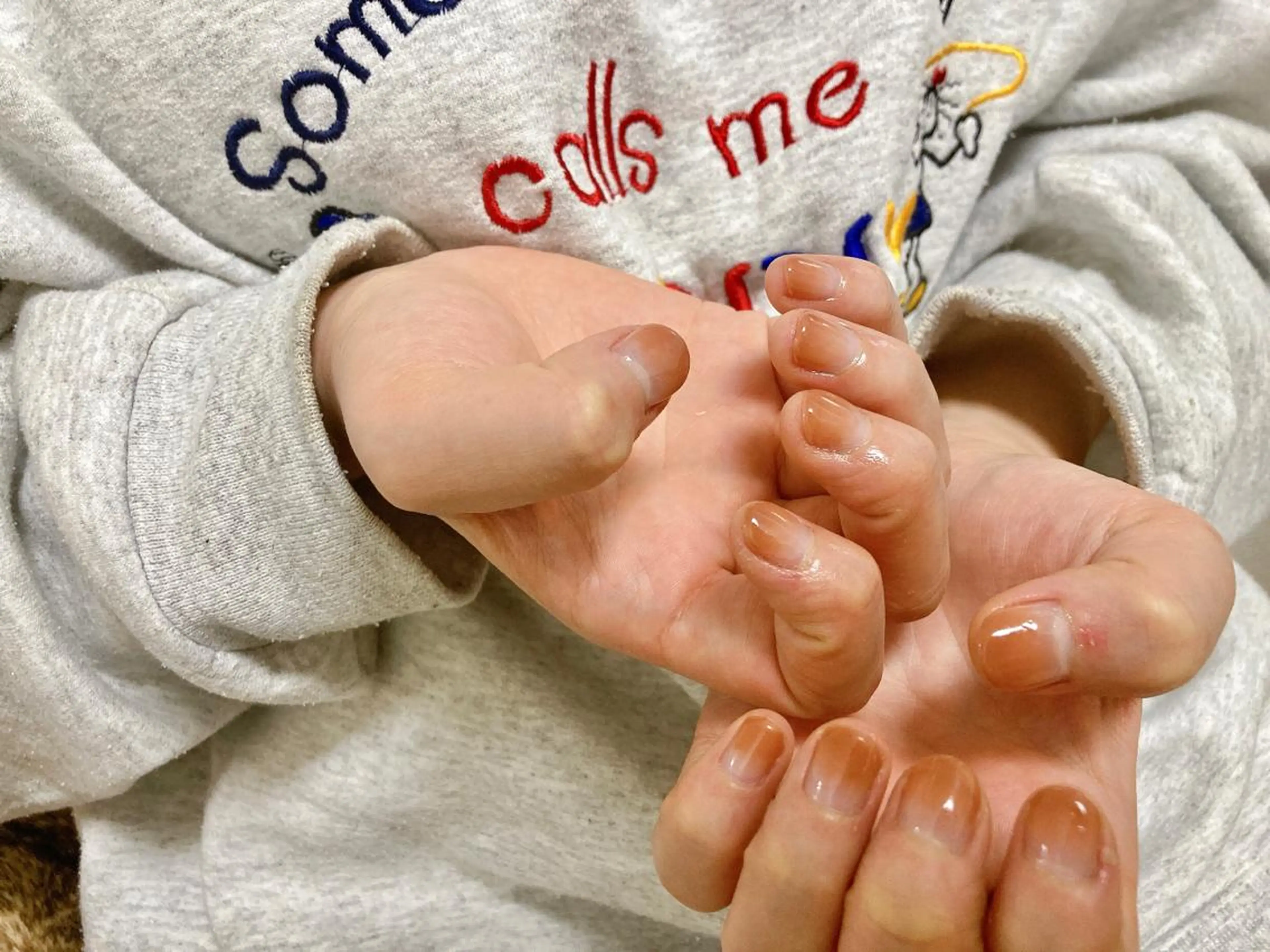 ネイル オレンジ Mogu nail 二子玉川のネイルデザイン