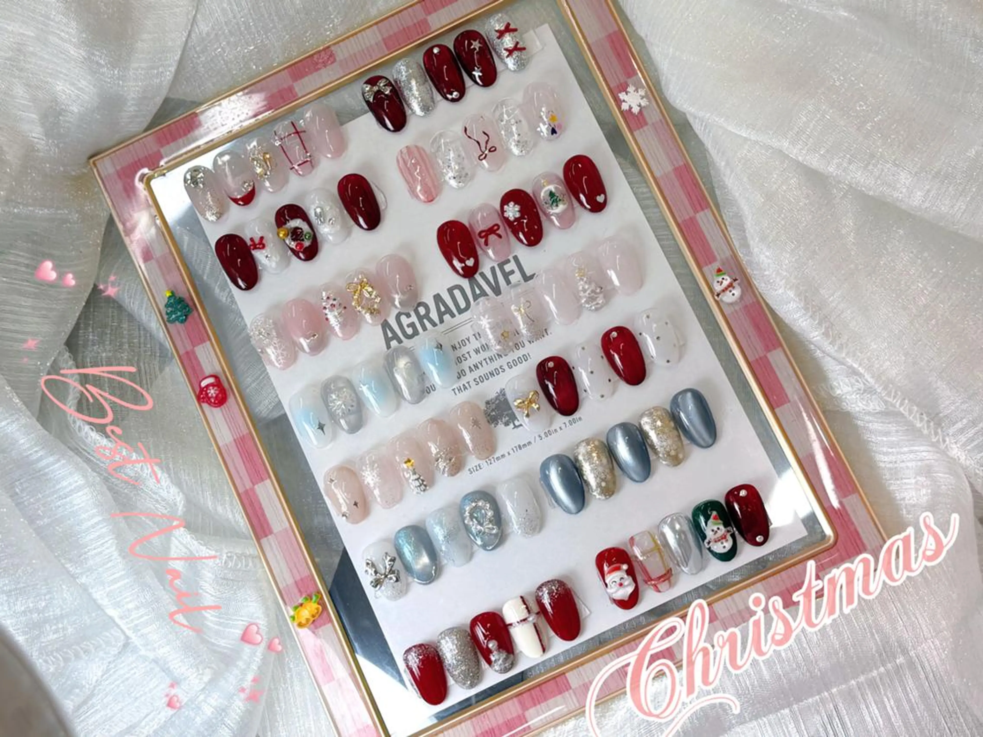 クリスマス気分UP♪定額ネイルコースの写真