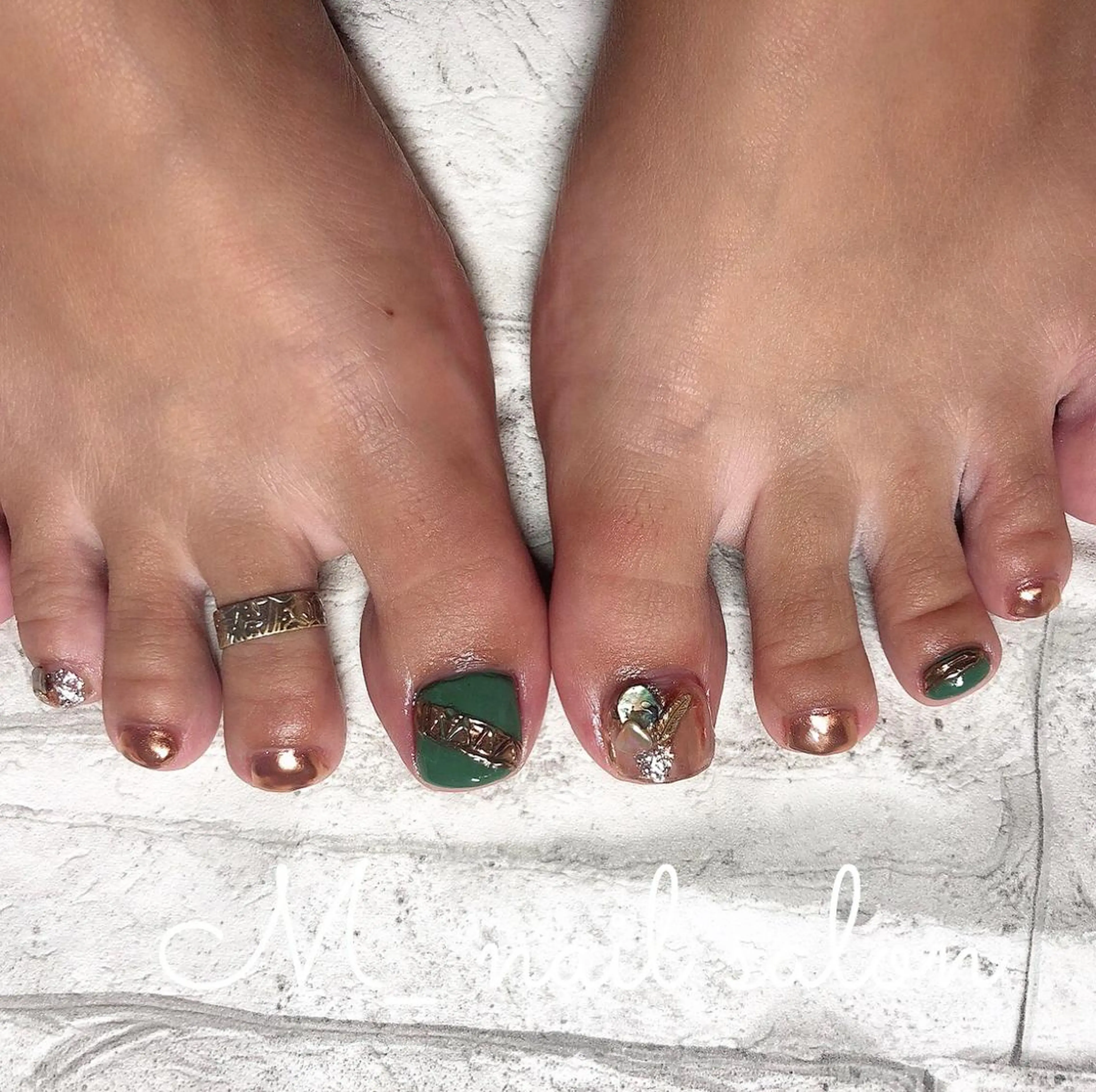 ネイル フットネイル M_nail salon所属・M_ nail salonのネイルデザイン